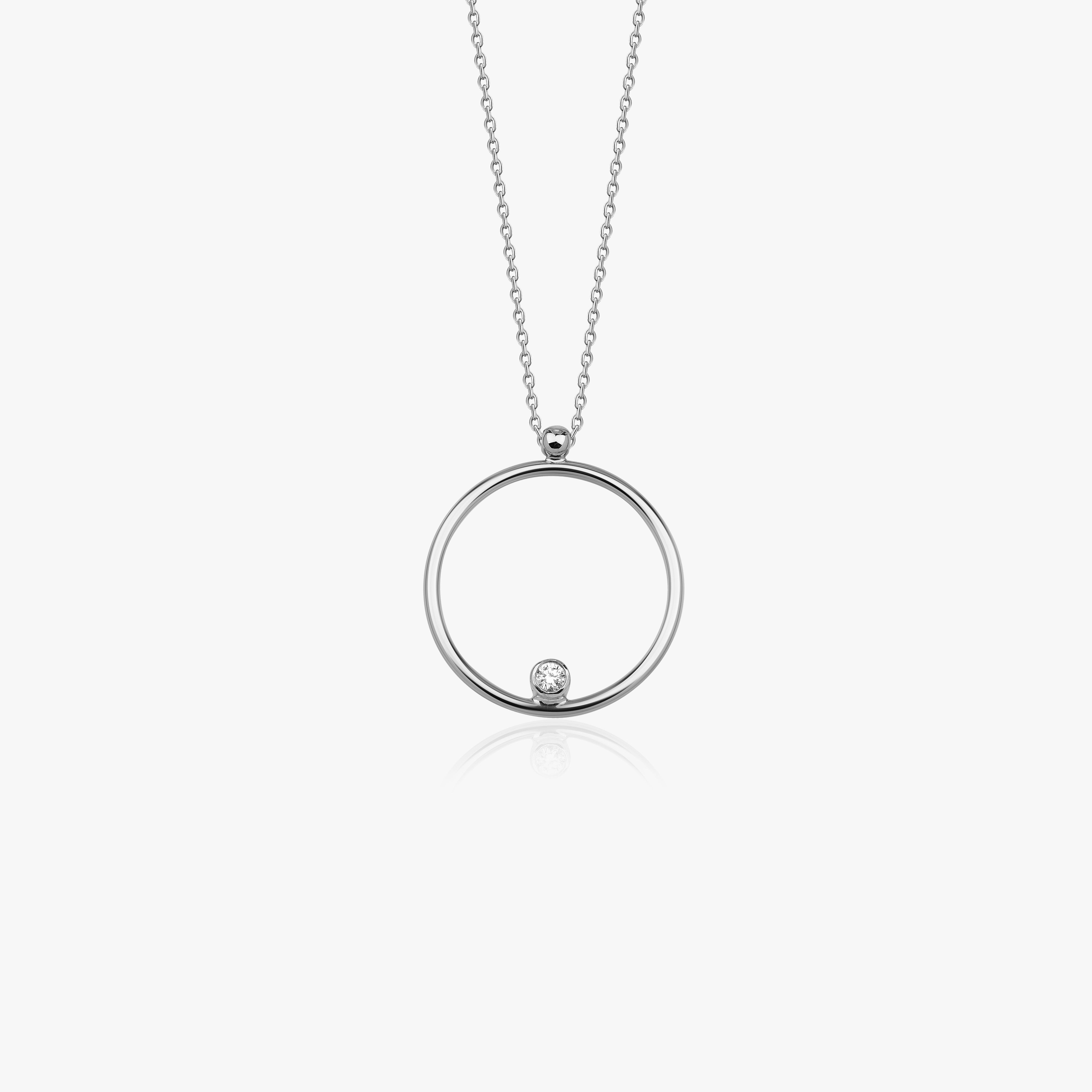 Open Circle Necklace