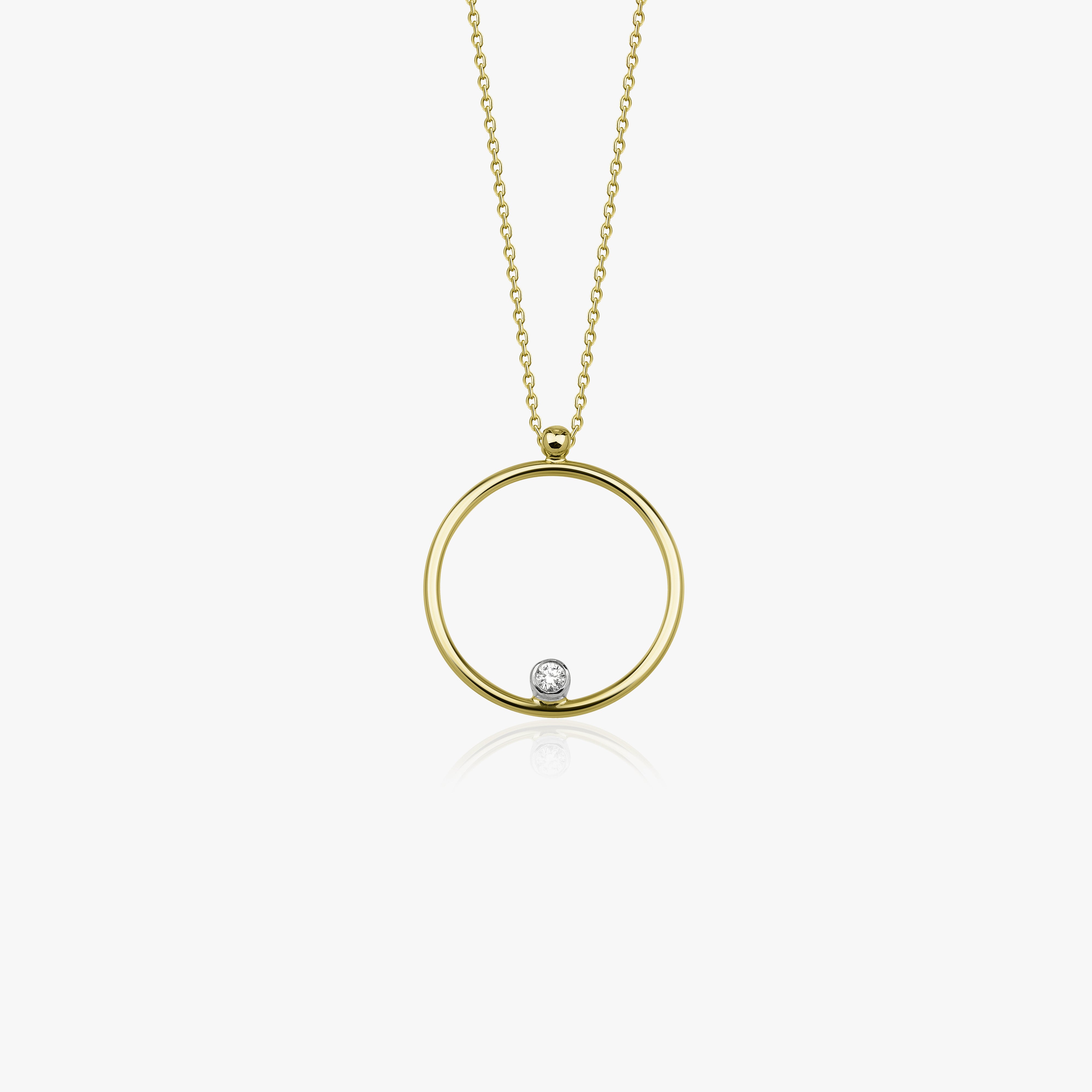 Open Circle Necklace
