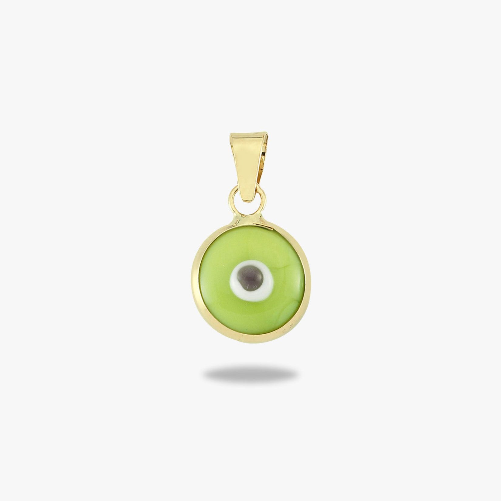 Lime Green Evil Eye Charm