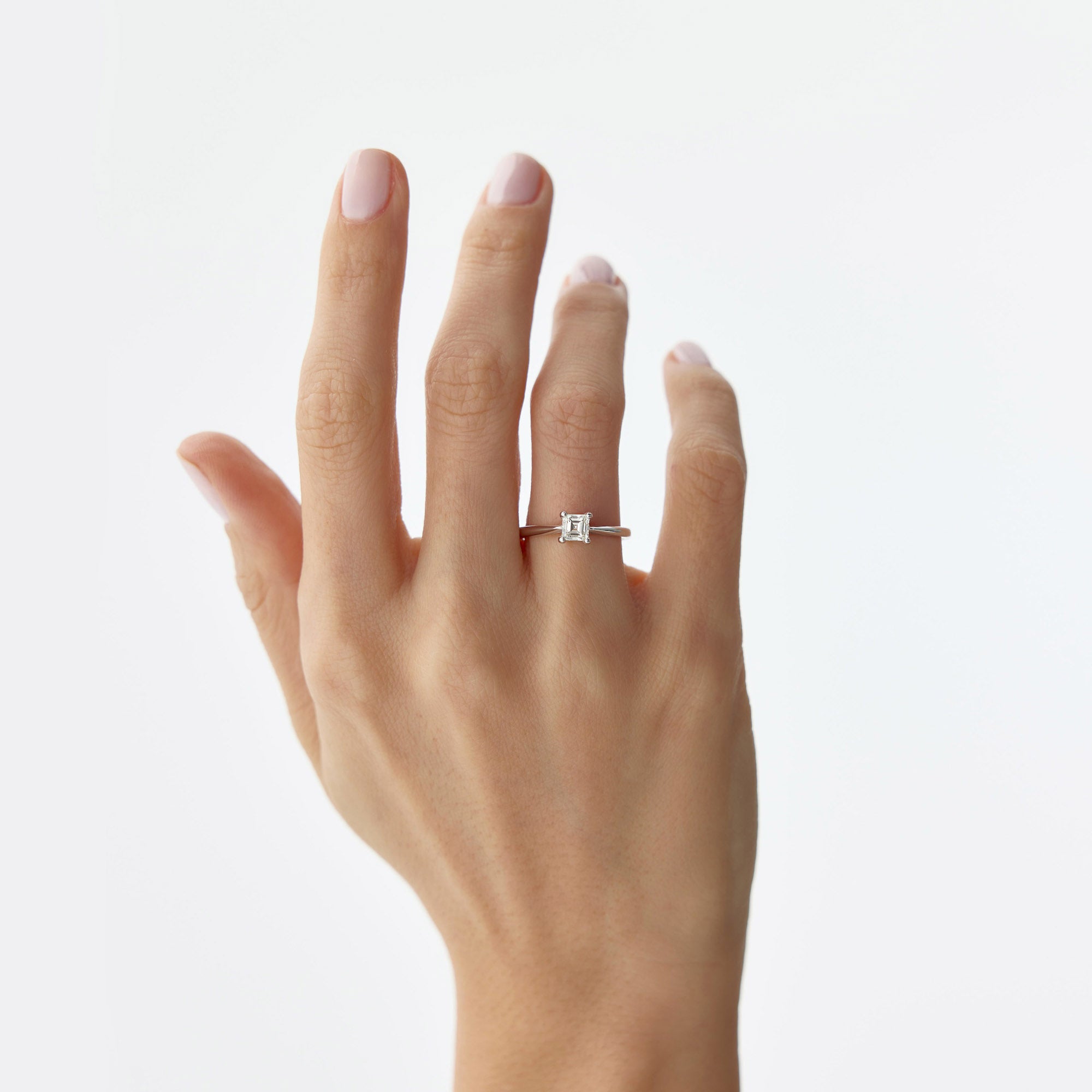 Princess Cut Solitaire Diamond Ring