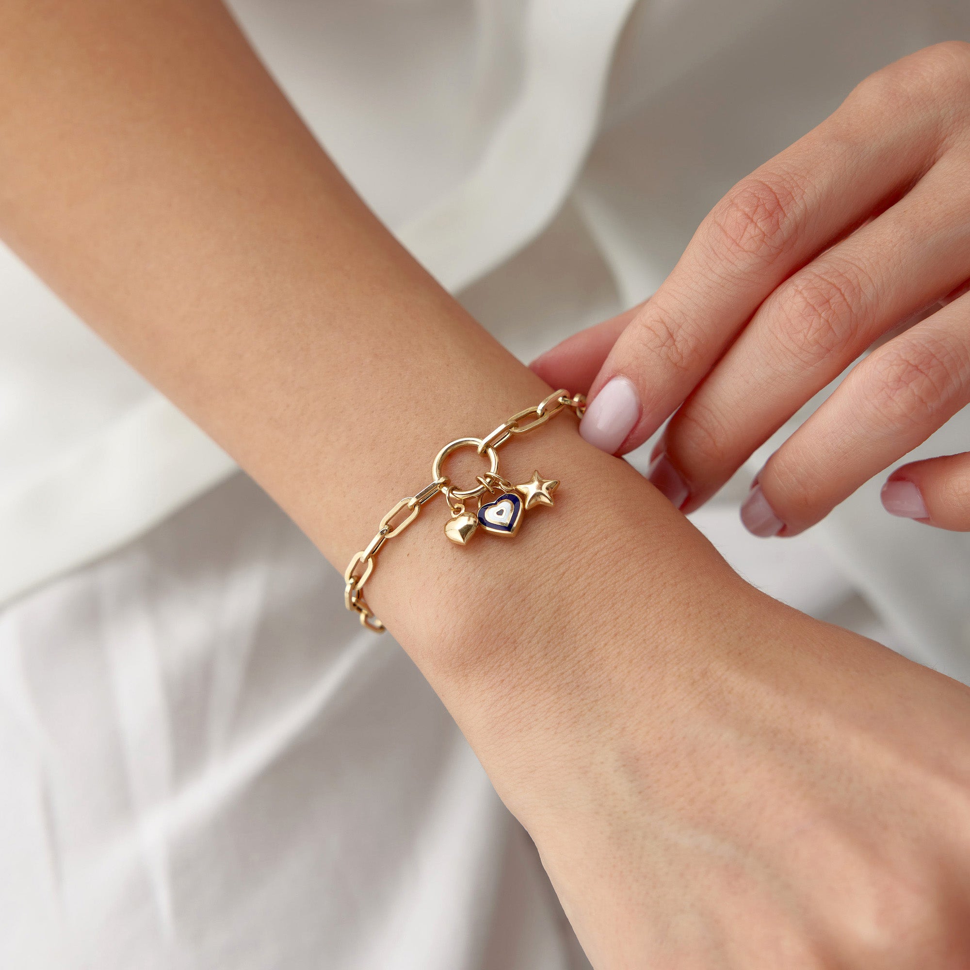 My Lovely Charms Bracelet in 14K Gold