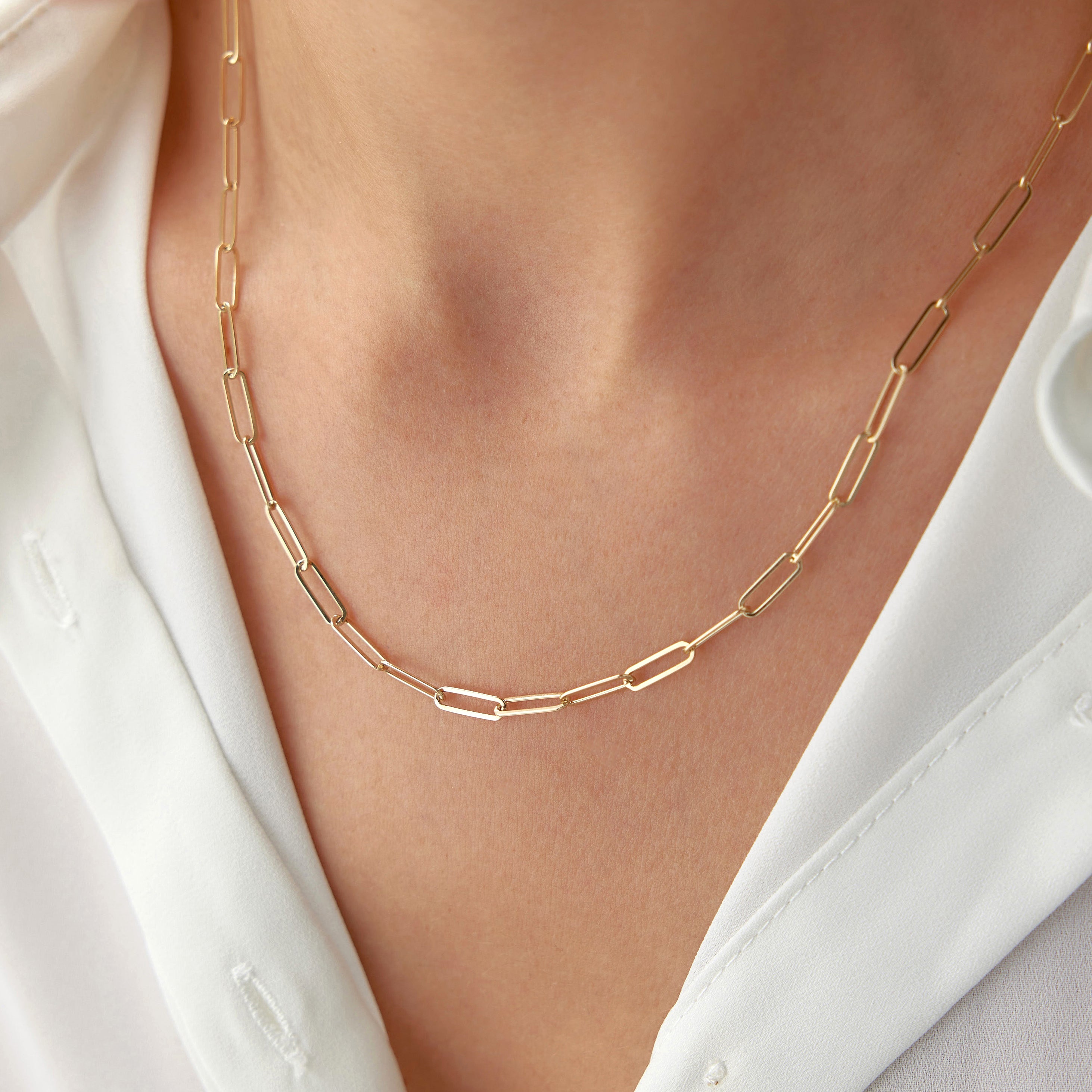 Paperclip Chain Necklace
