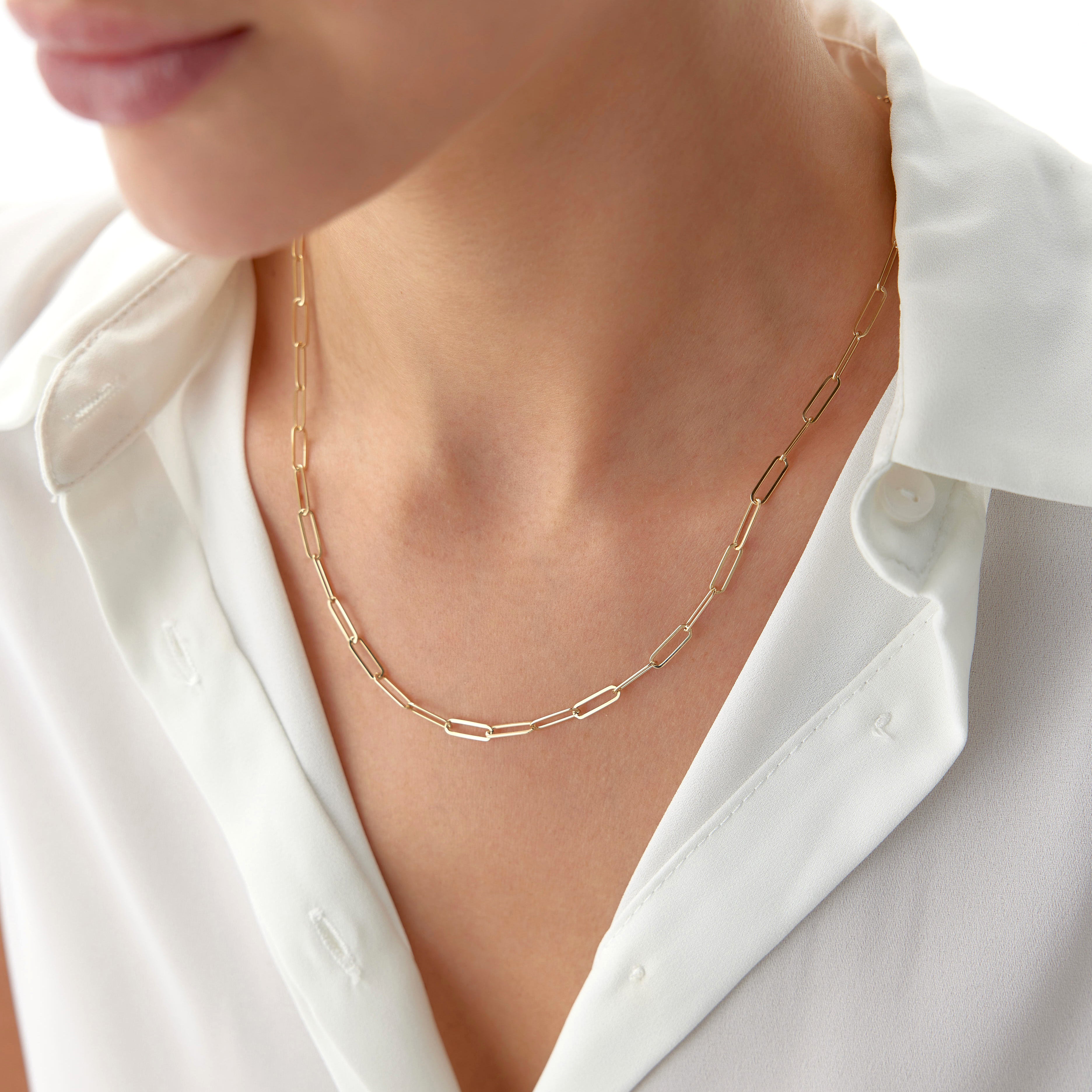 Paperclip Chain Necklace