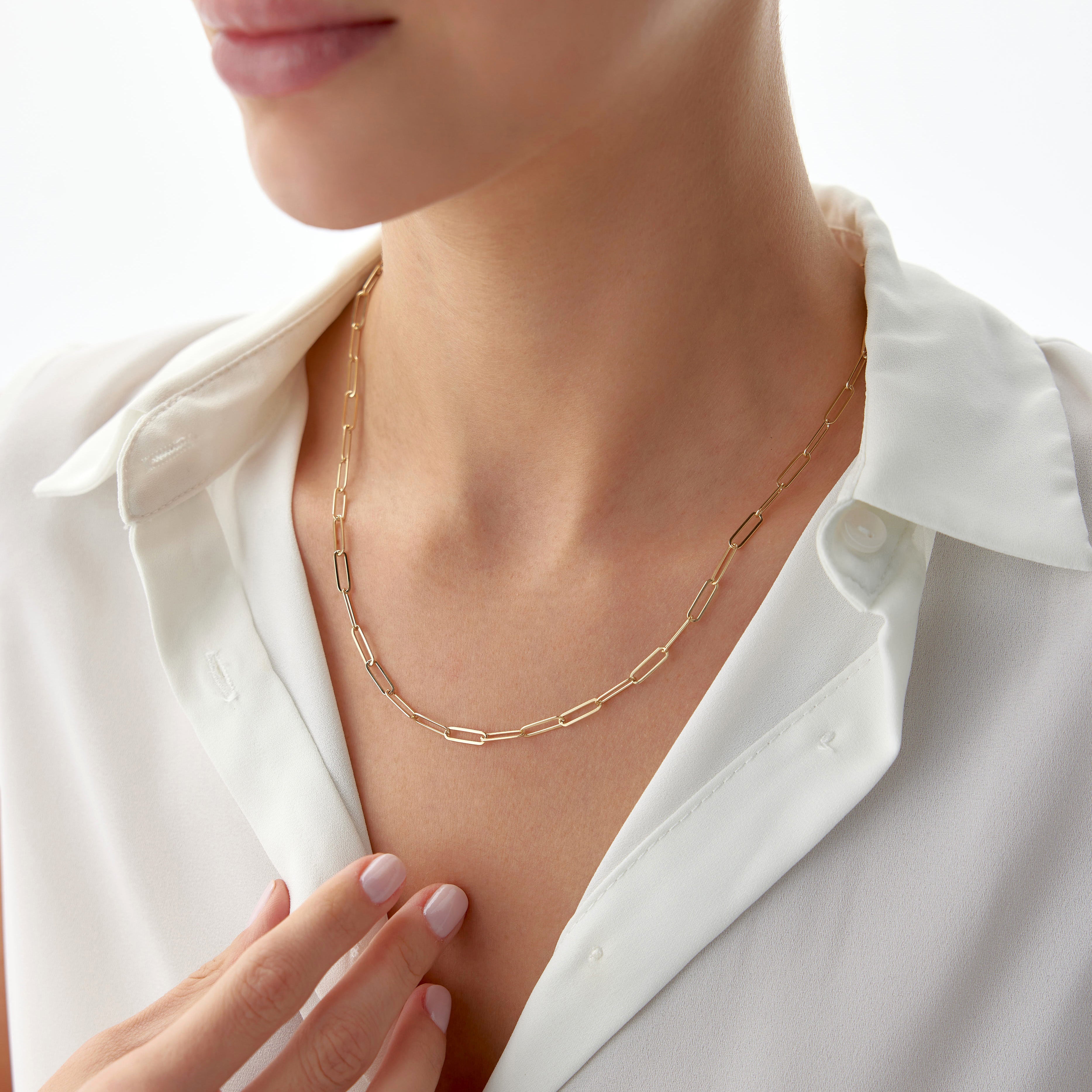 Paperclip Chain Necklace