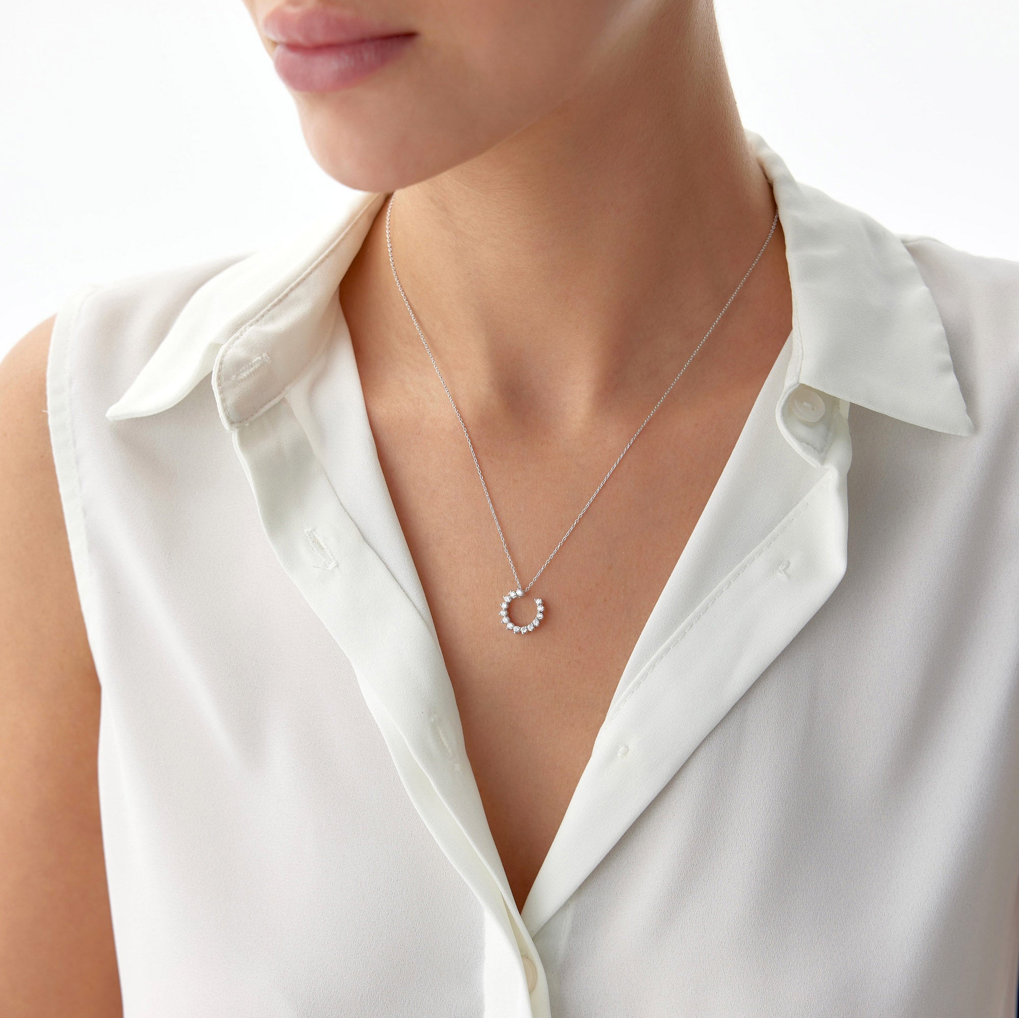 Diamond Eternal Winter Sun Necklace