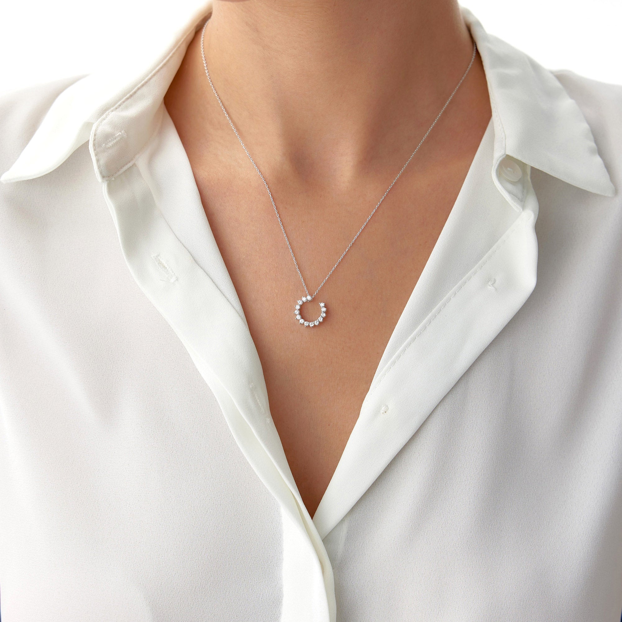 Diamond Eternal Winter Sun Necklace