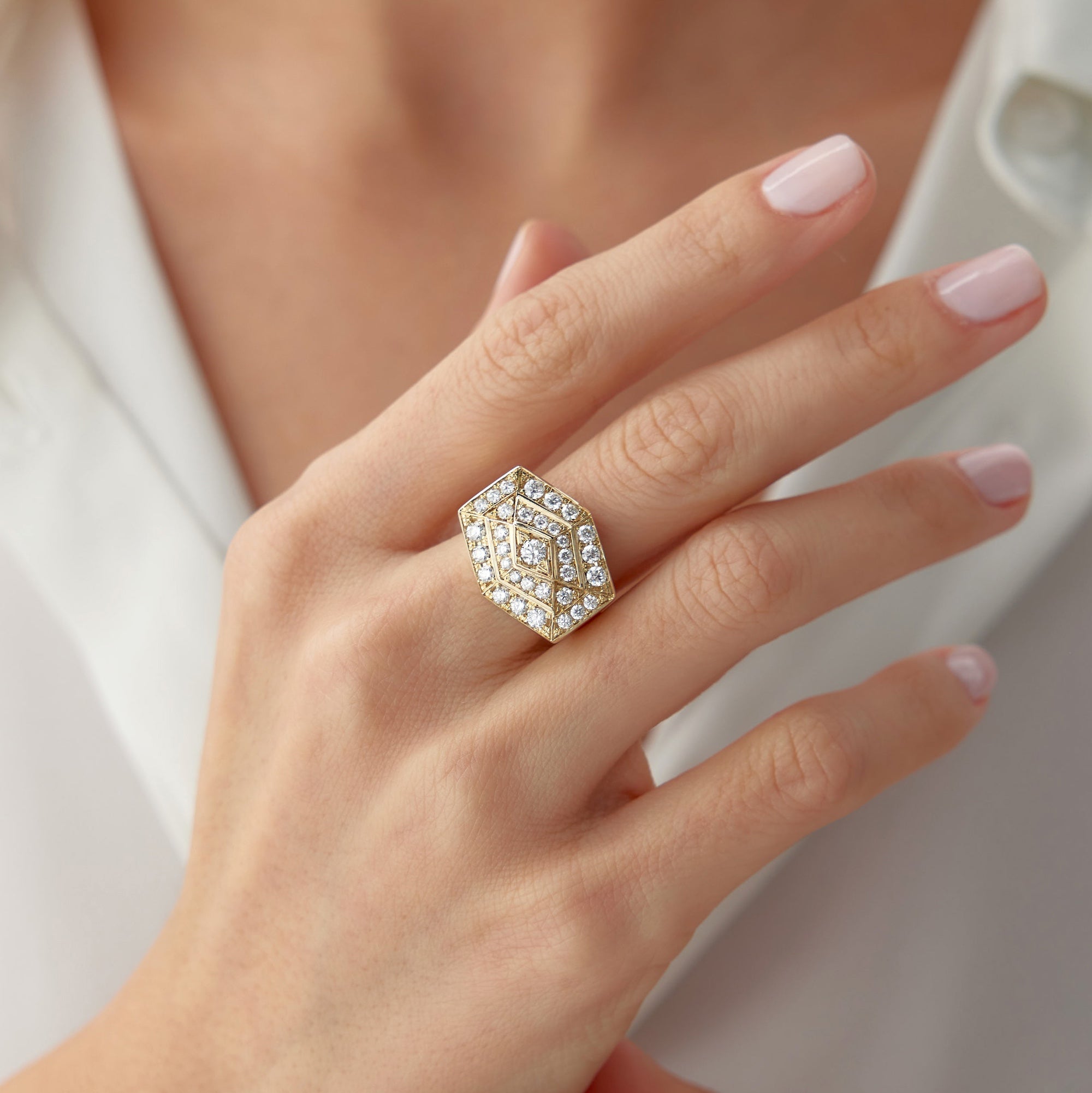 Diamond Dimension Ring