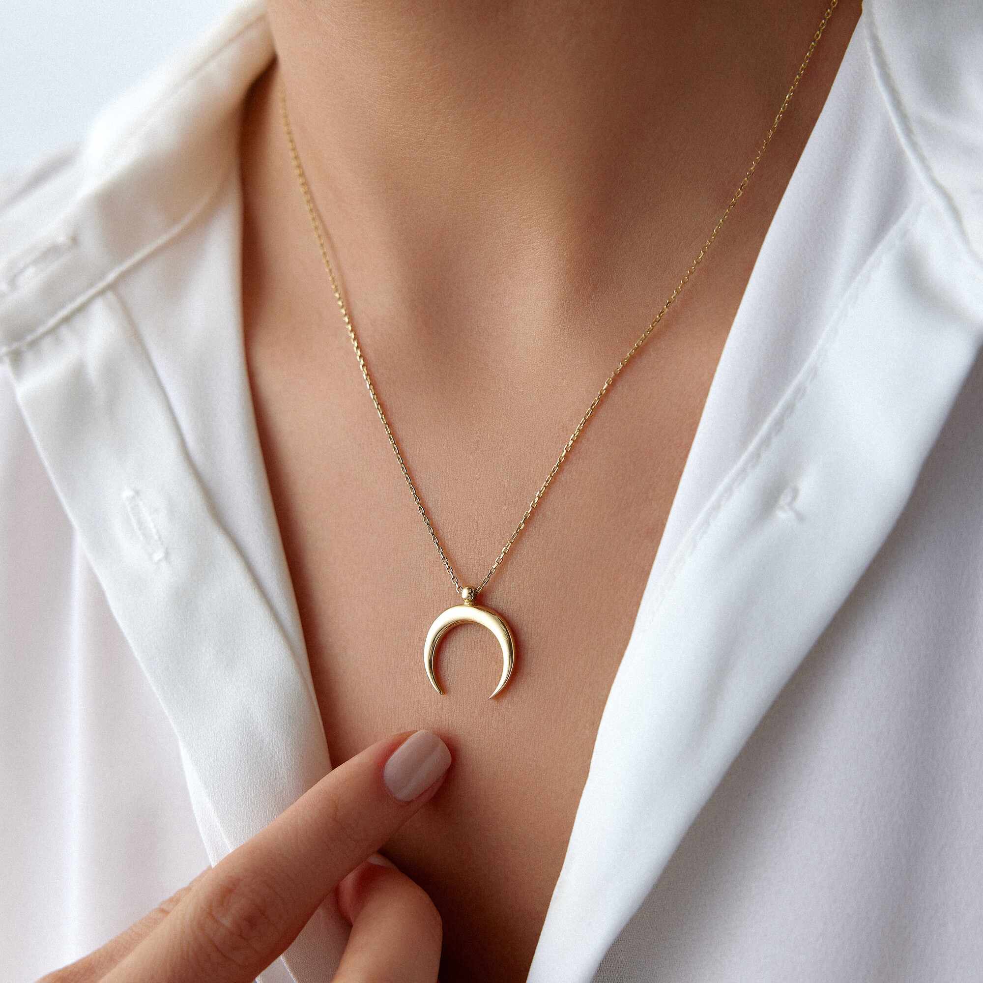 Crescent Moon Necklace