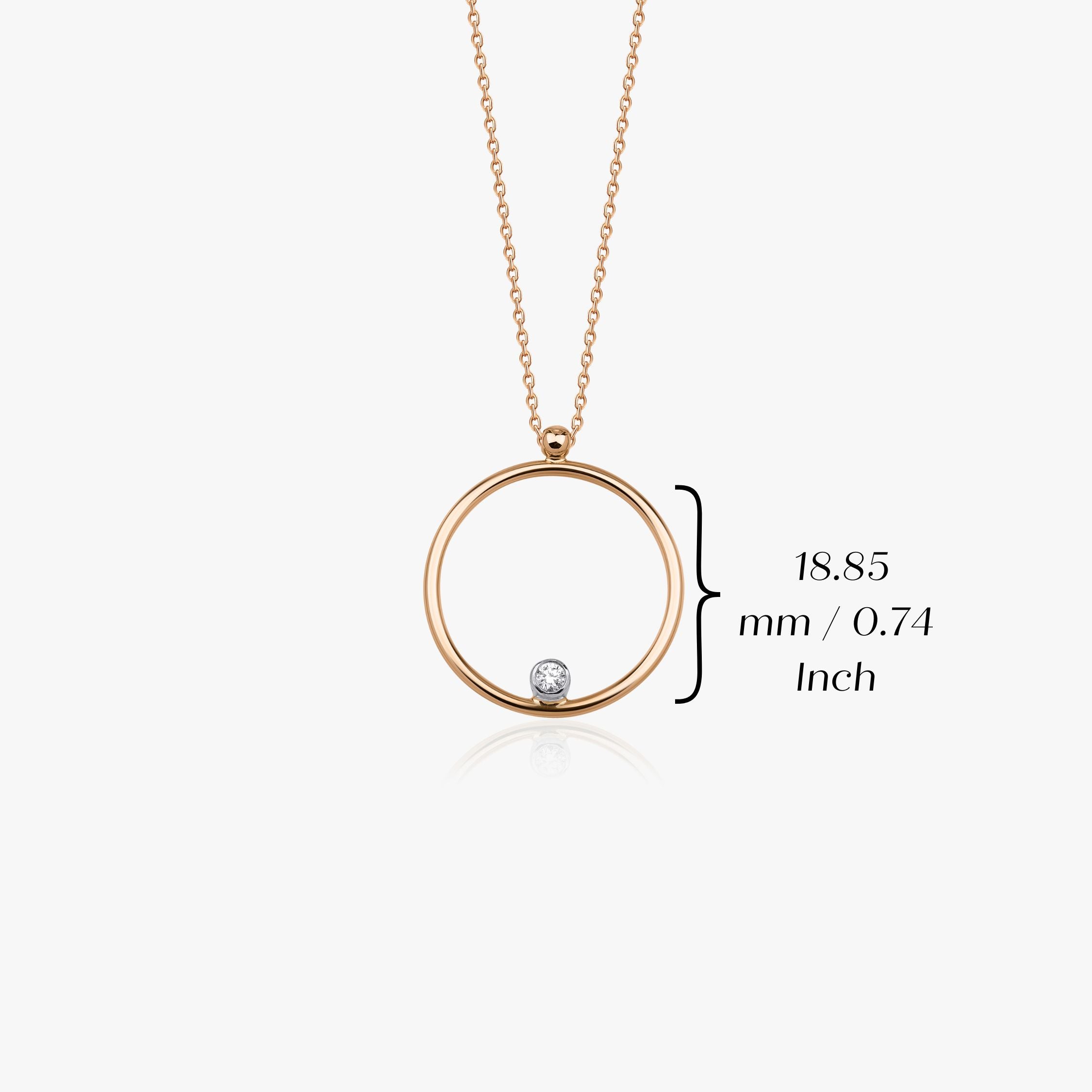 Open Circle Necklace