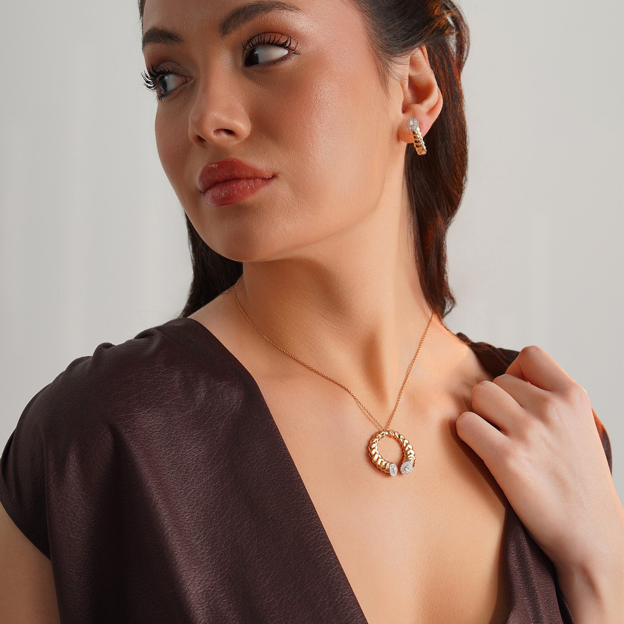 Diamond Eternal Harmony Necklace in 14K Gold