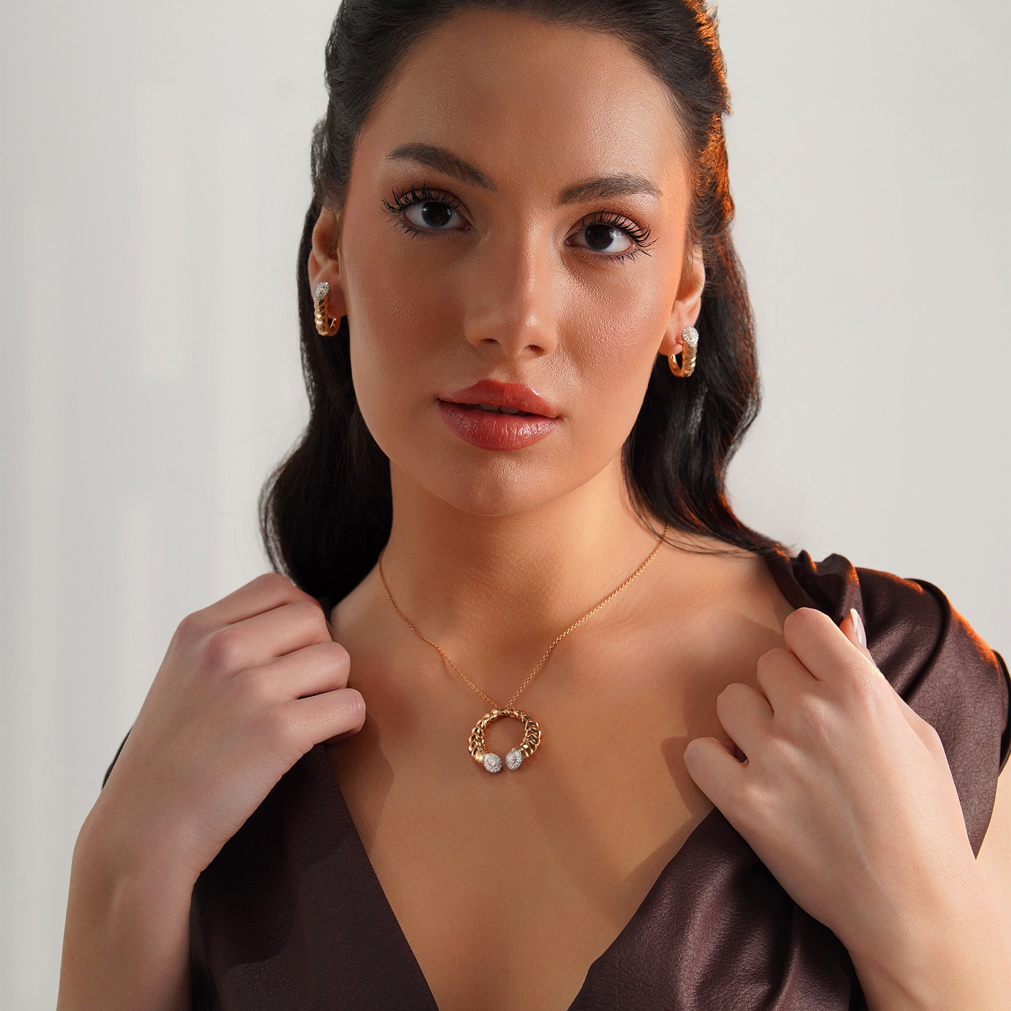 Diamond Eternal Harmony Necklace in 14K Gold