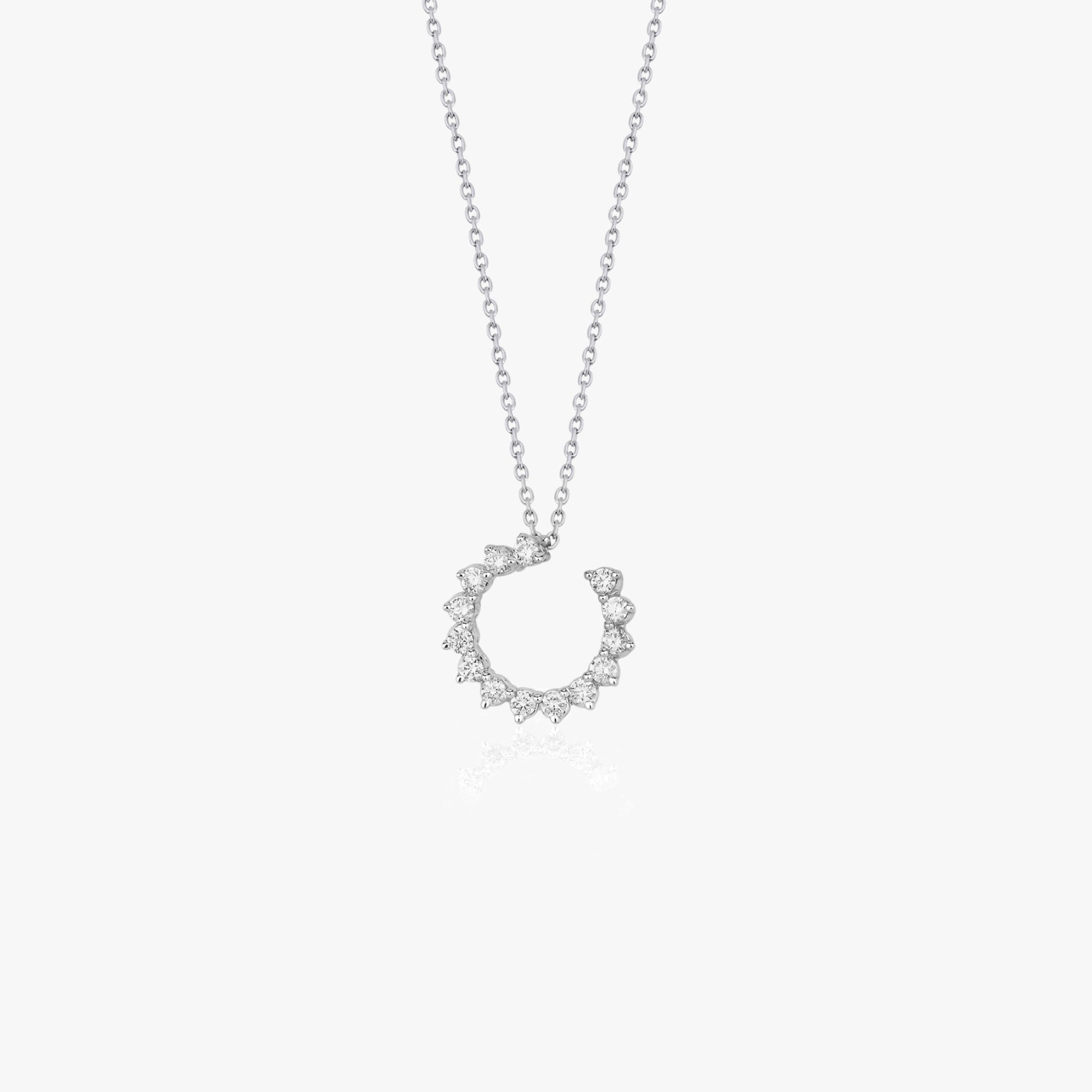 Diamond Eternal Winter Sun Necklace