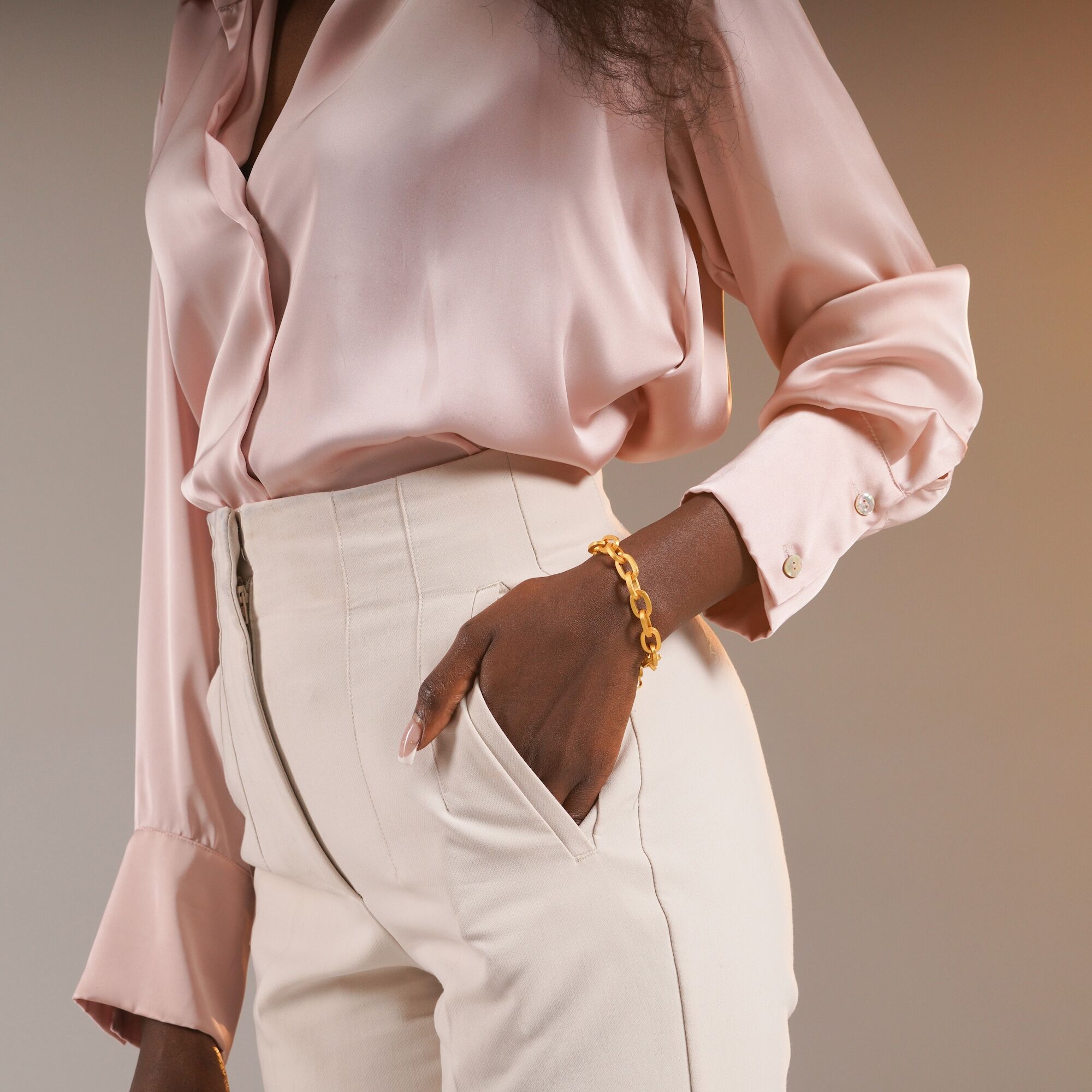 Authentic 22K Link Chain Bracelet