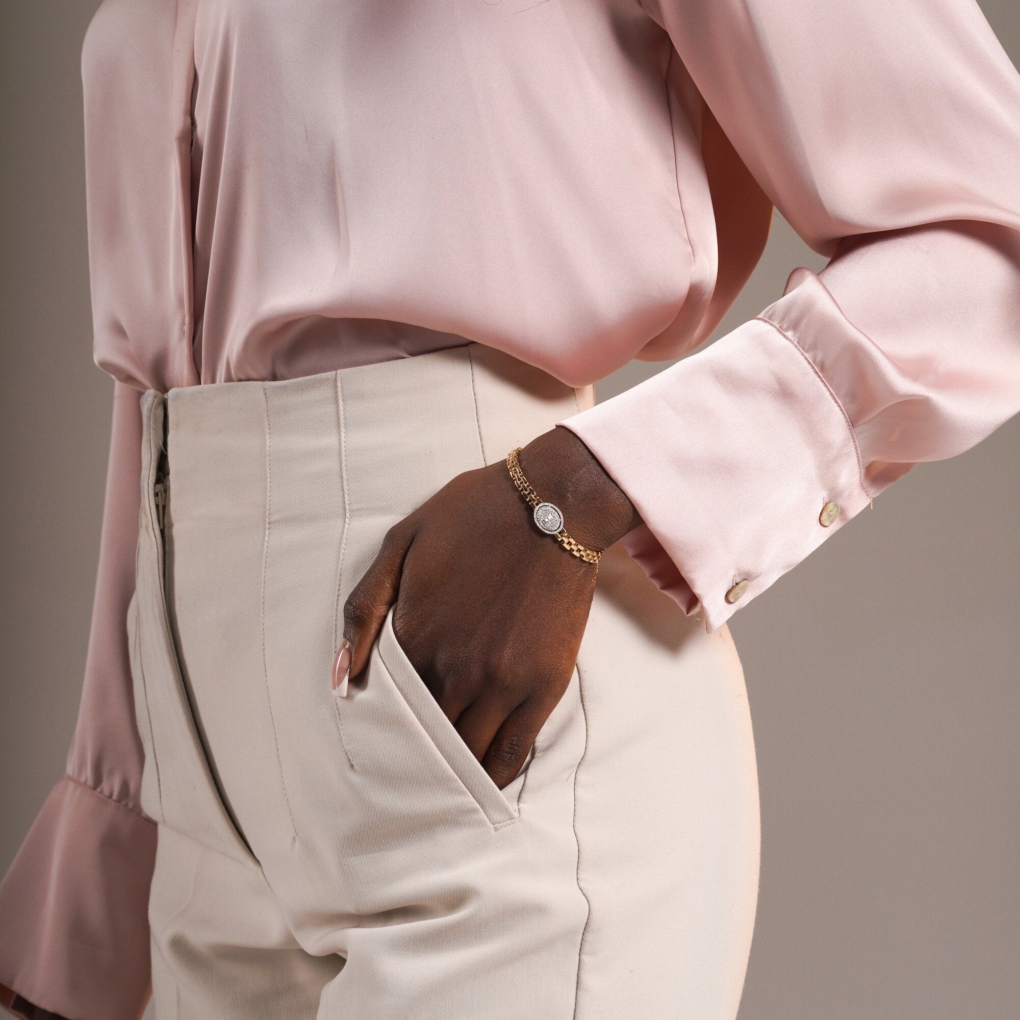 Oval Baguette Everyday Bracelet