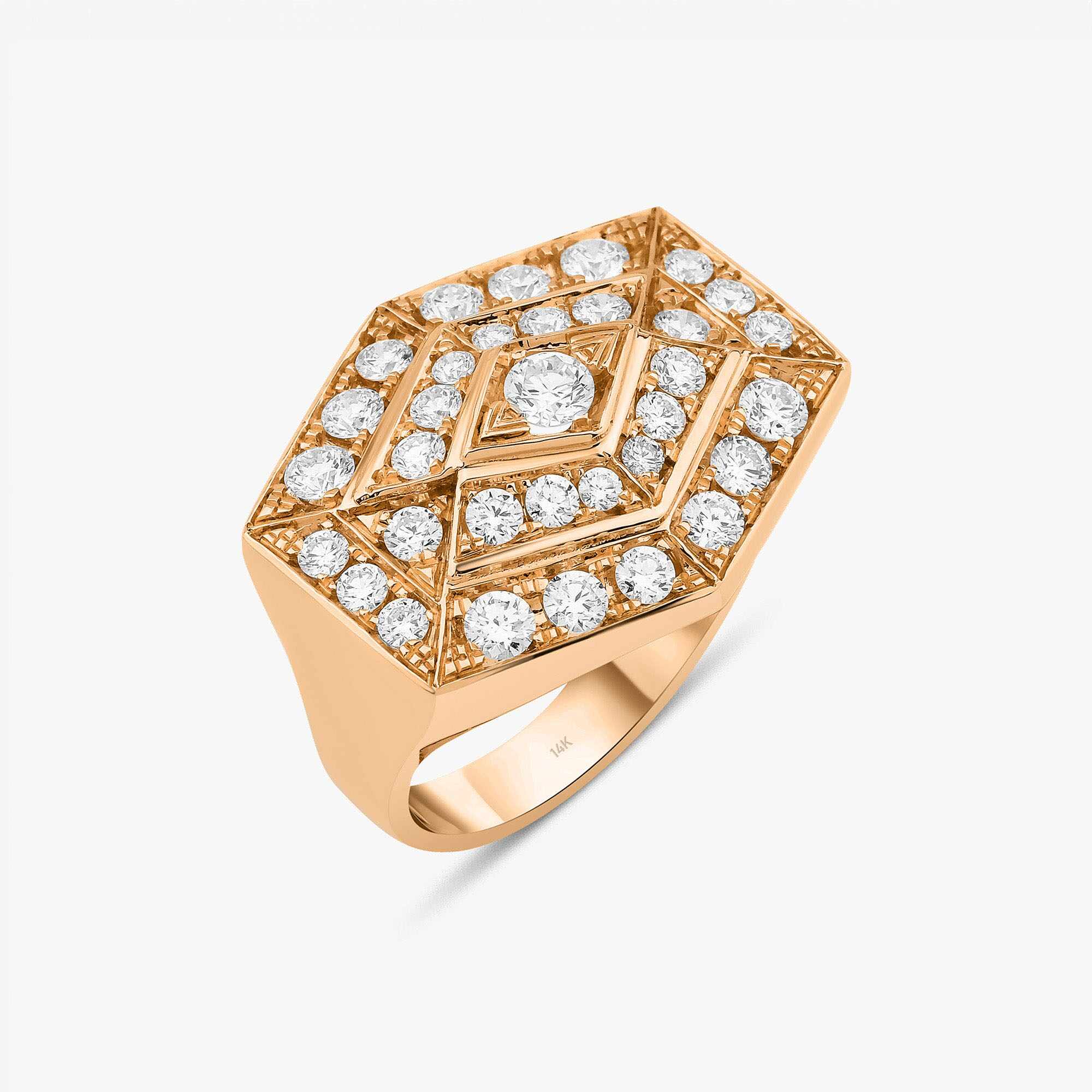 Diamond Dimension Ring