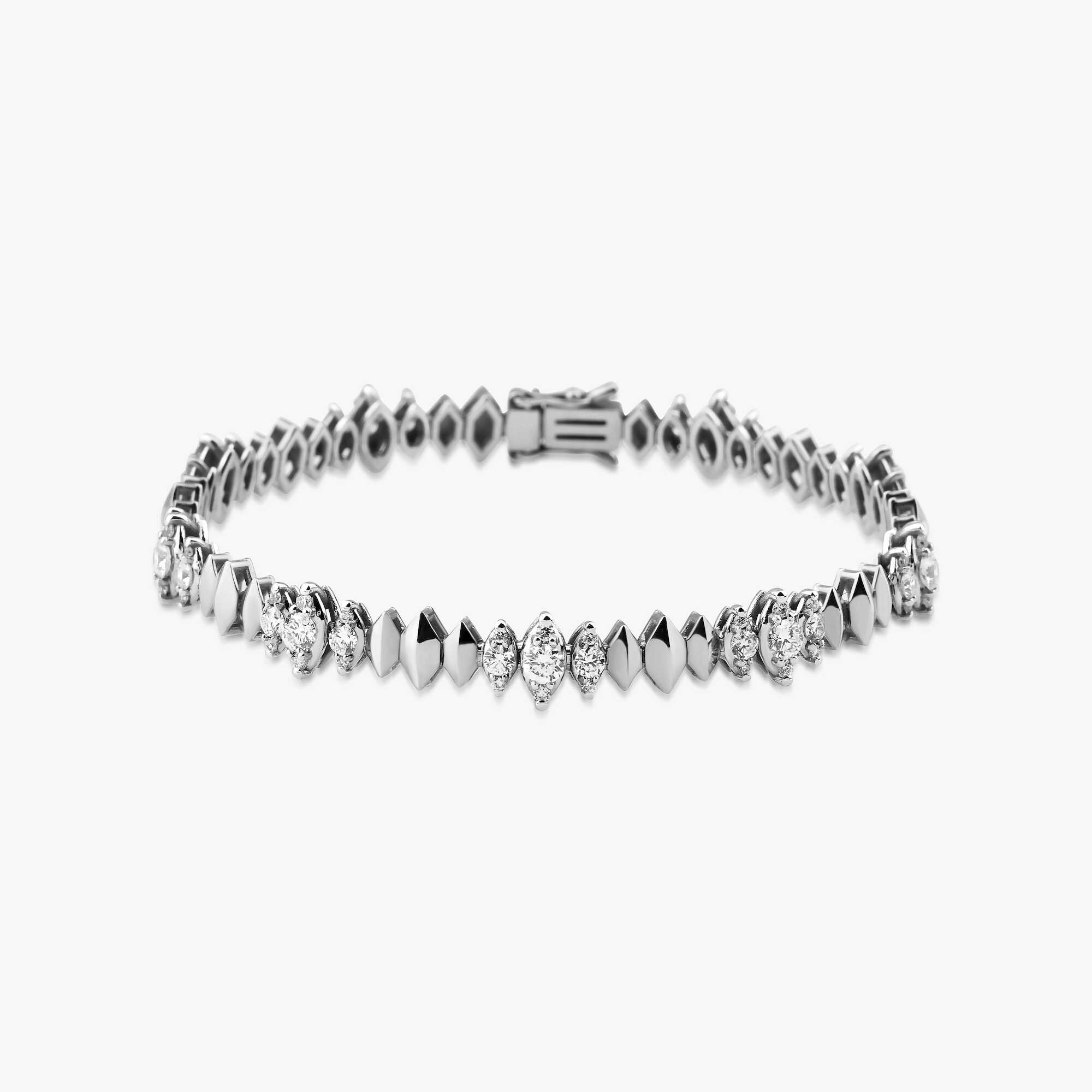 Diamond Spike Tennis Bracelet