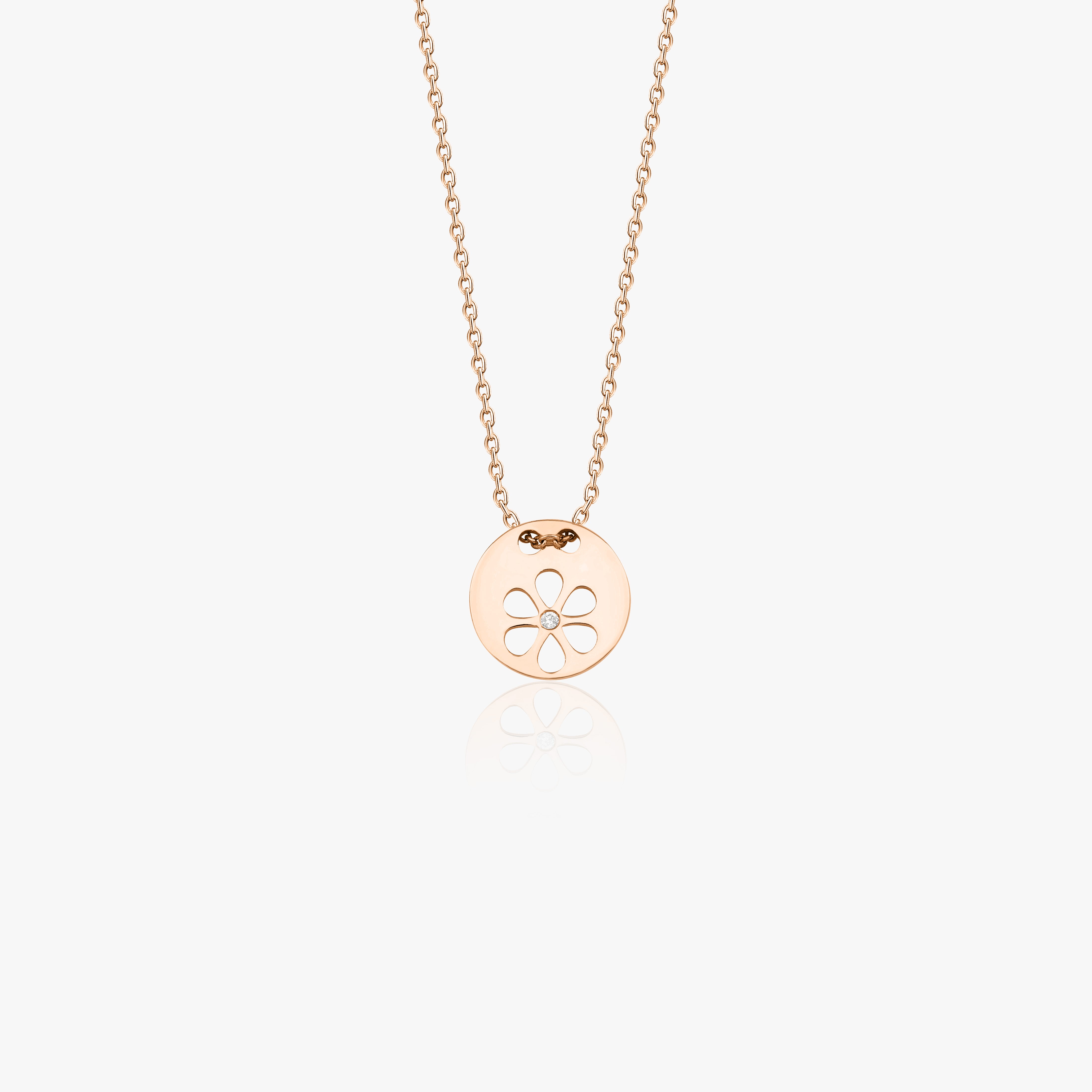 Dainty Diamond Daisy Necklace