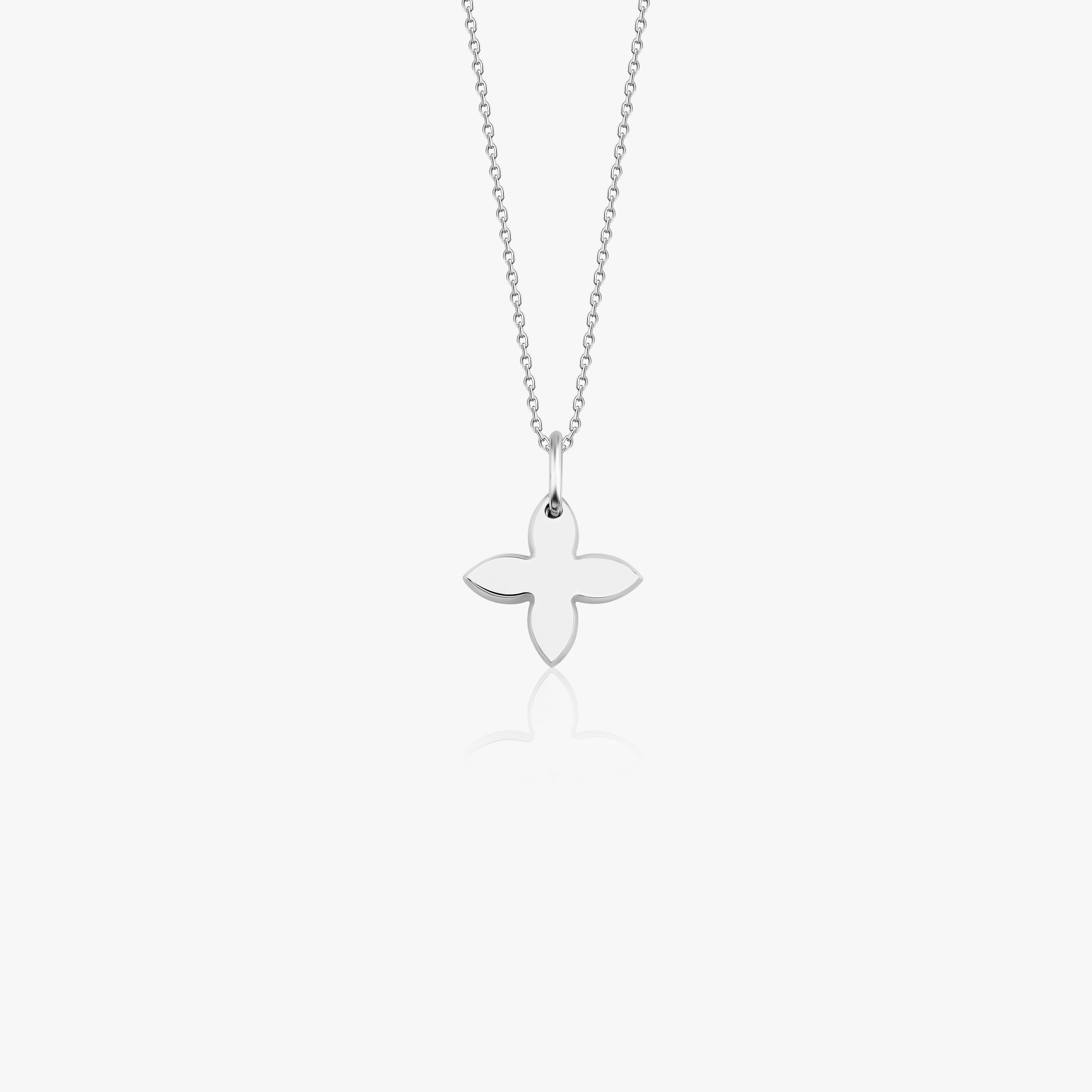 Mini Clover Necklace in 14K Gold