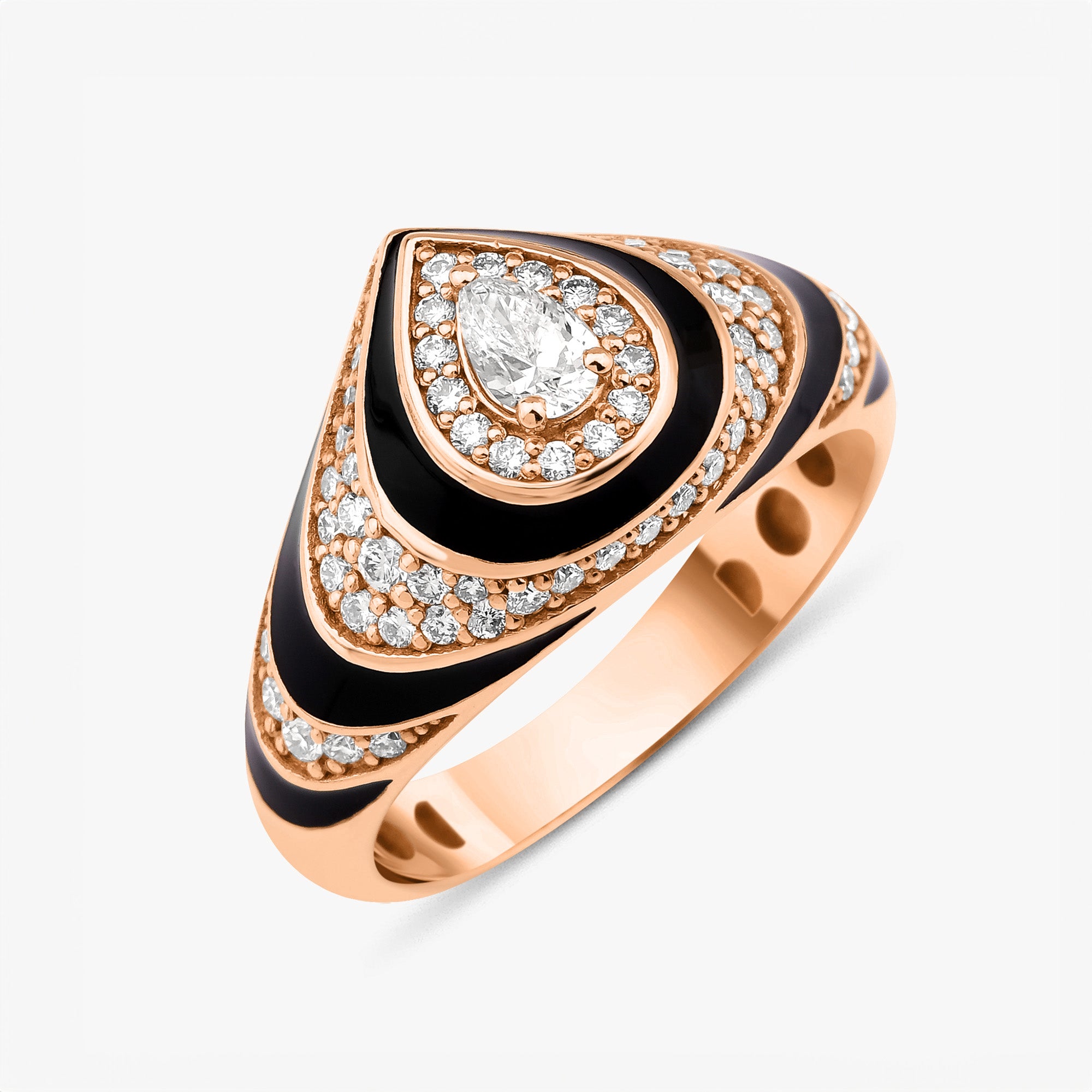 The Classic Drop Wave Ring