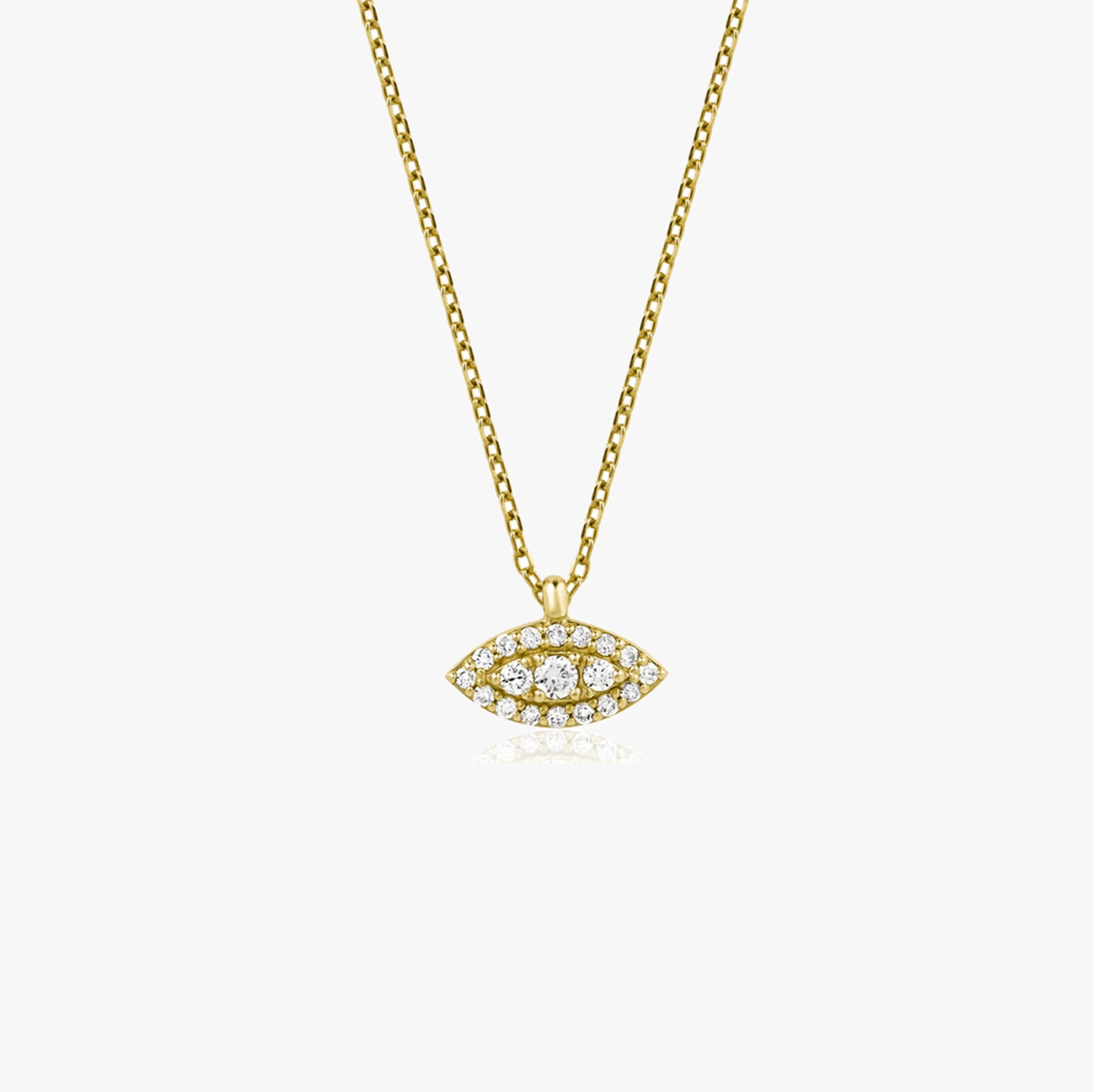 Mini Diamond Energy Necklace in 14K Gold