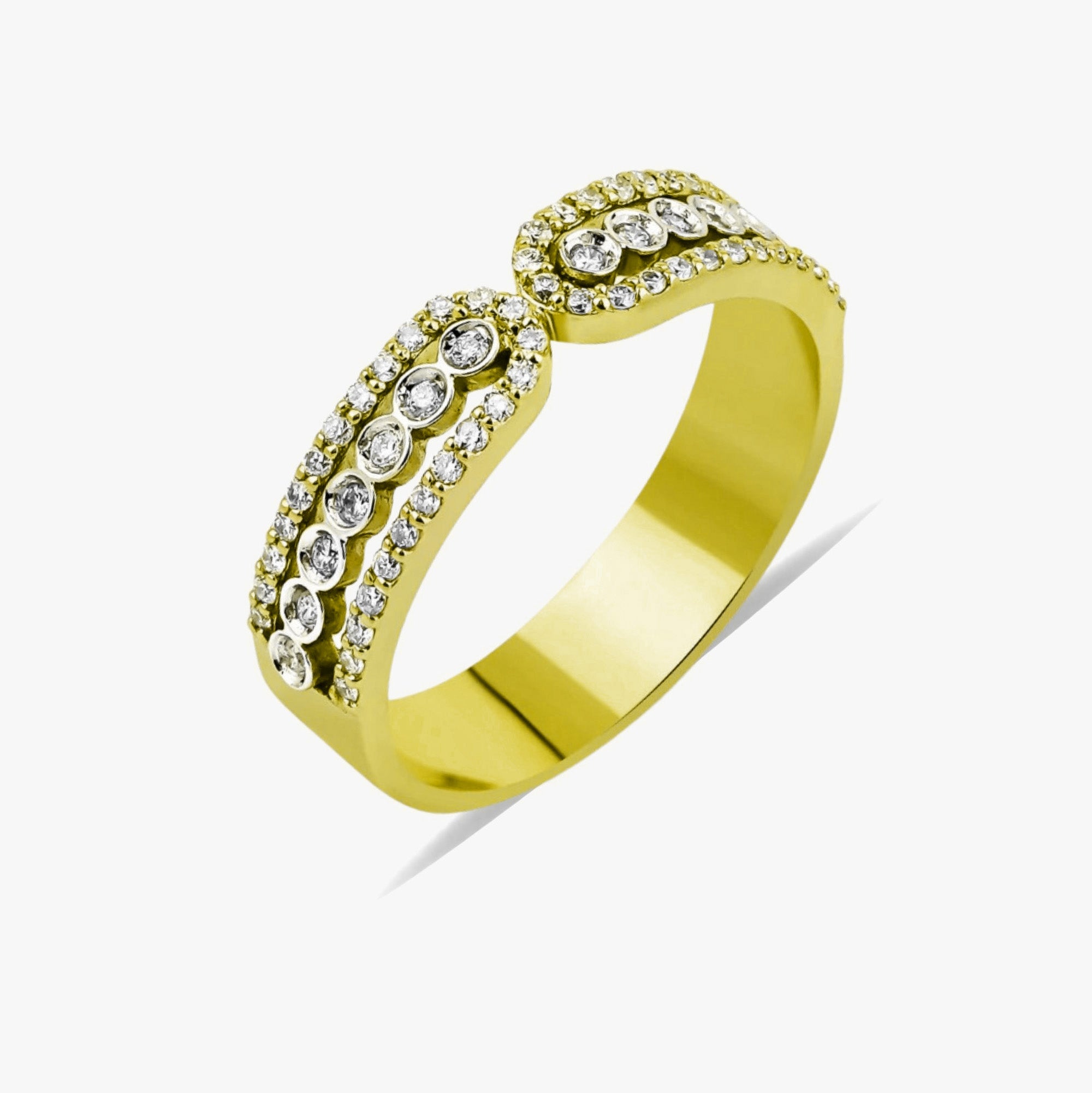 Diamond Harmony Band in 14K Gold
