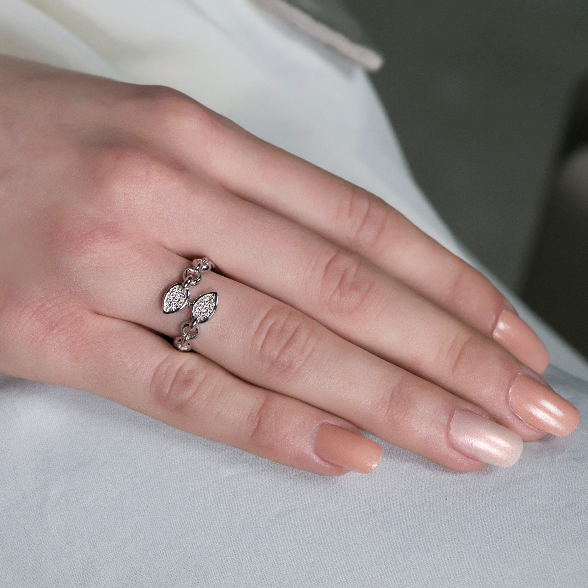 Diamond Dual Ring in 14K Gold