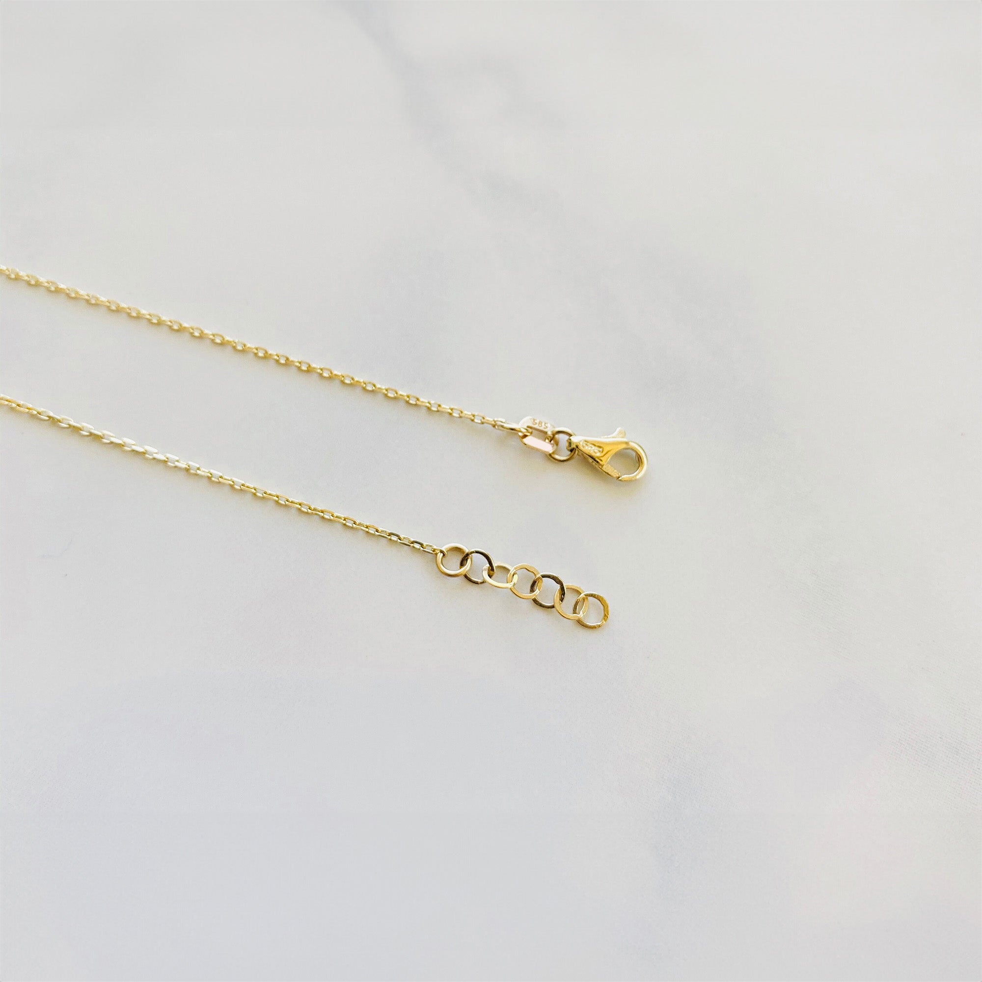 Double Sided Evil Eye Bracelet in 14K Gold