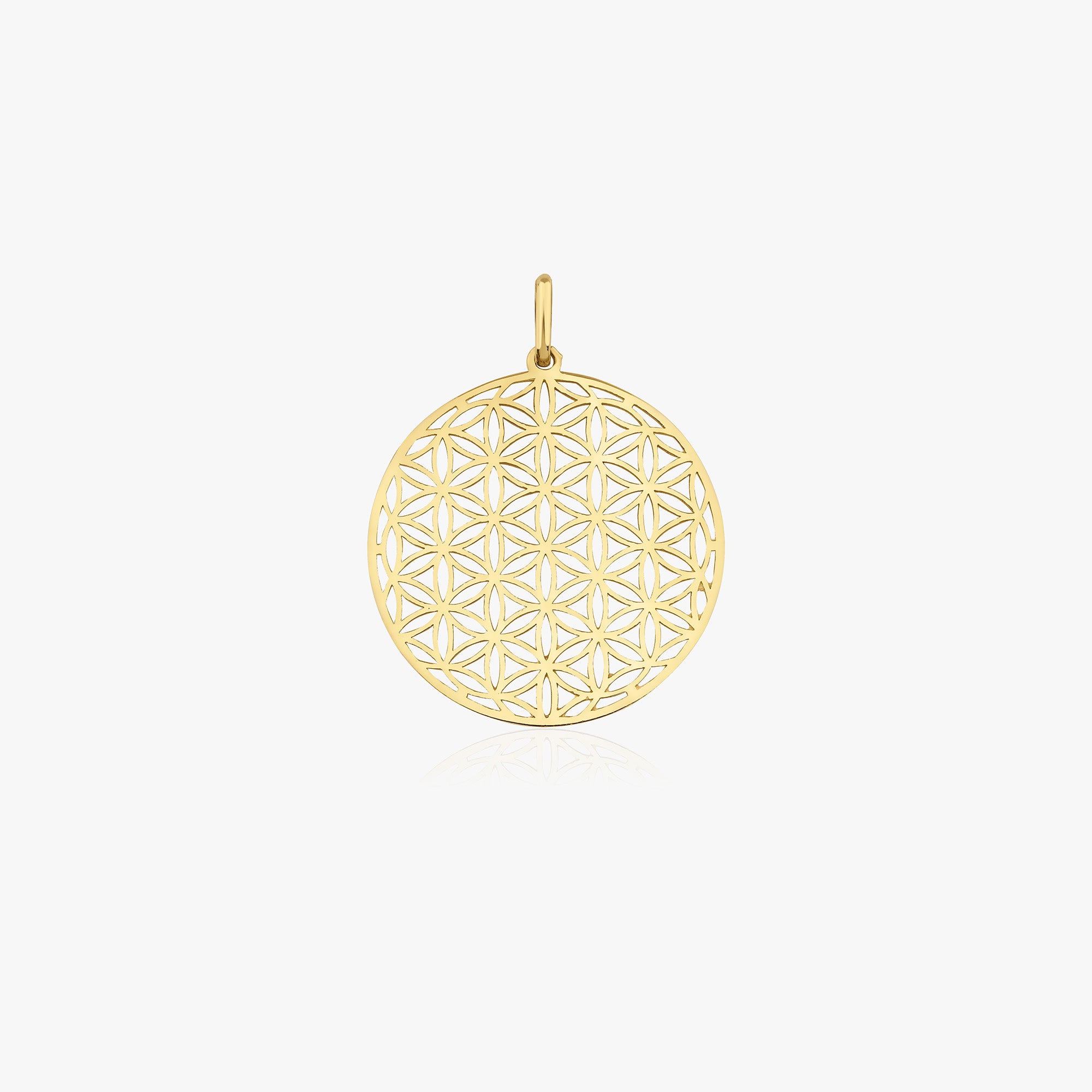 Flower Of Life Pendant in 14K Gold