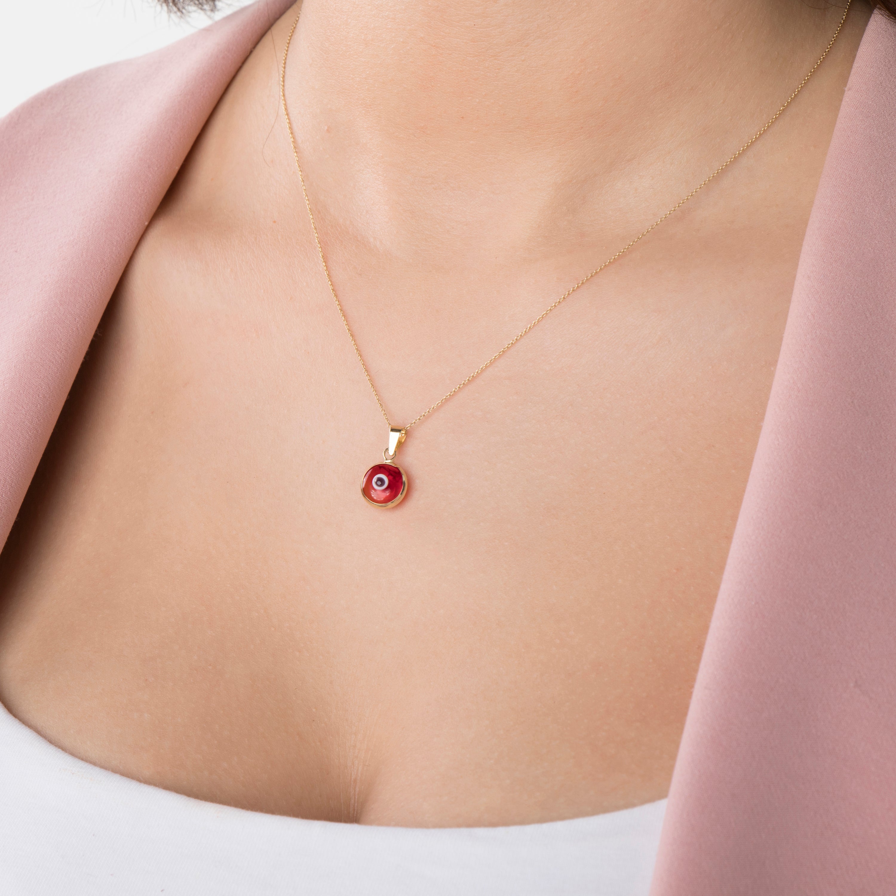 Red Evil Eye Pendant