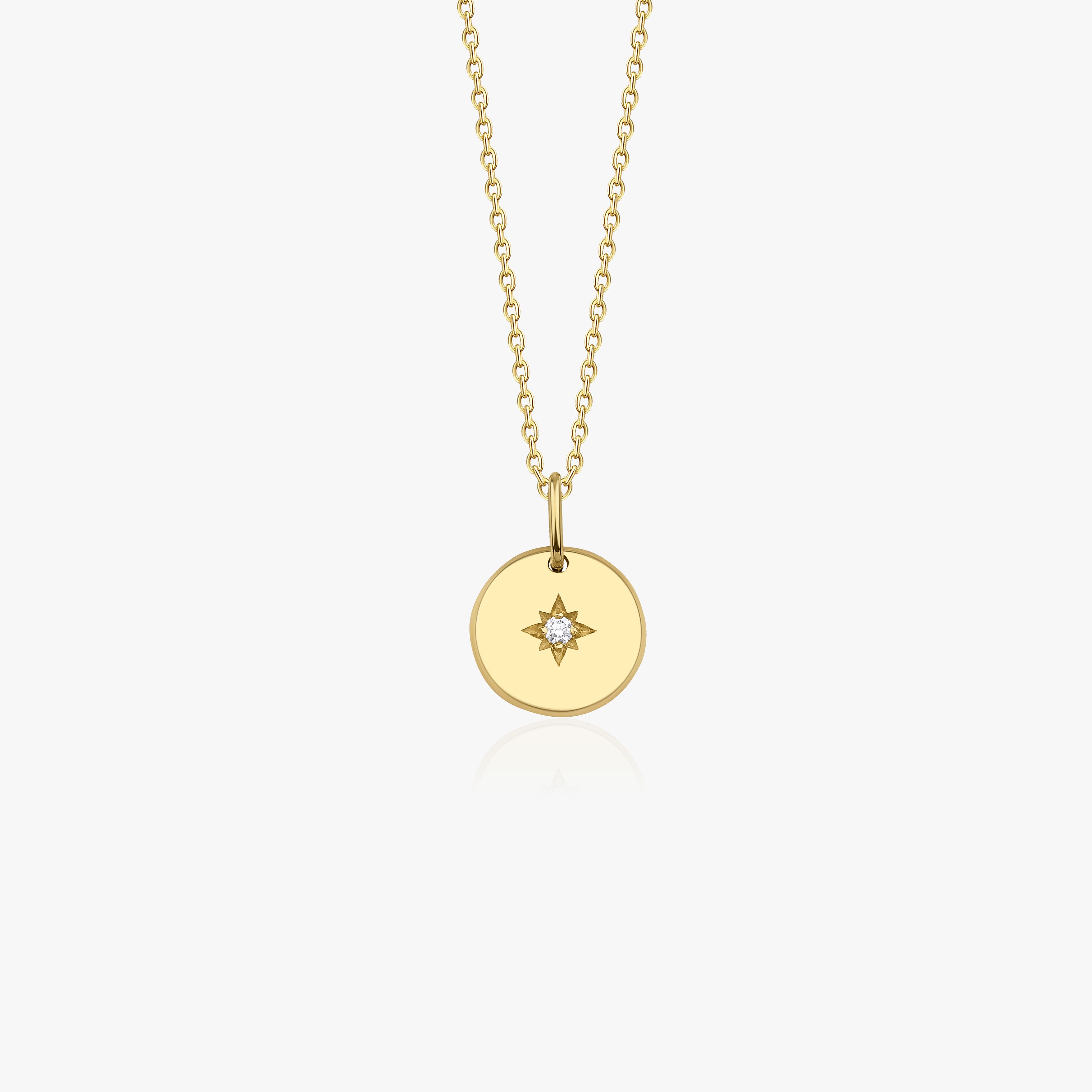 Diamond North Star Pendant Necklace