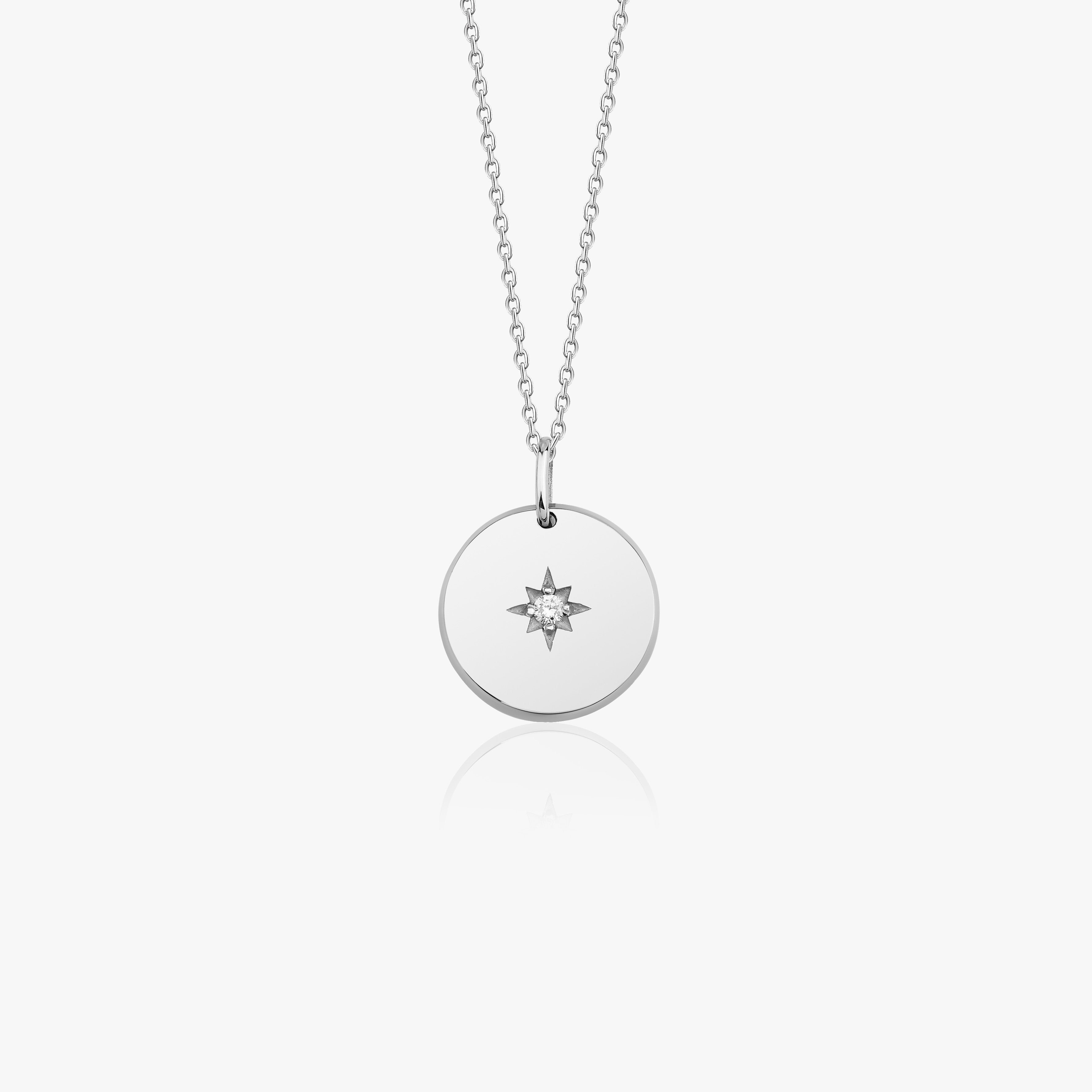 Diamond North Star Pendant Necklace