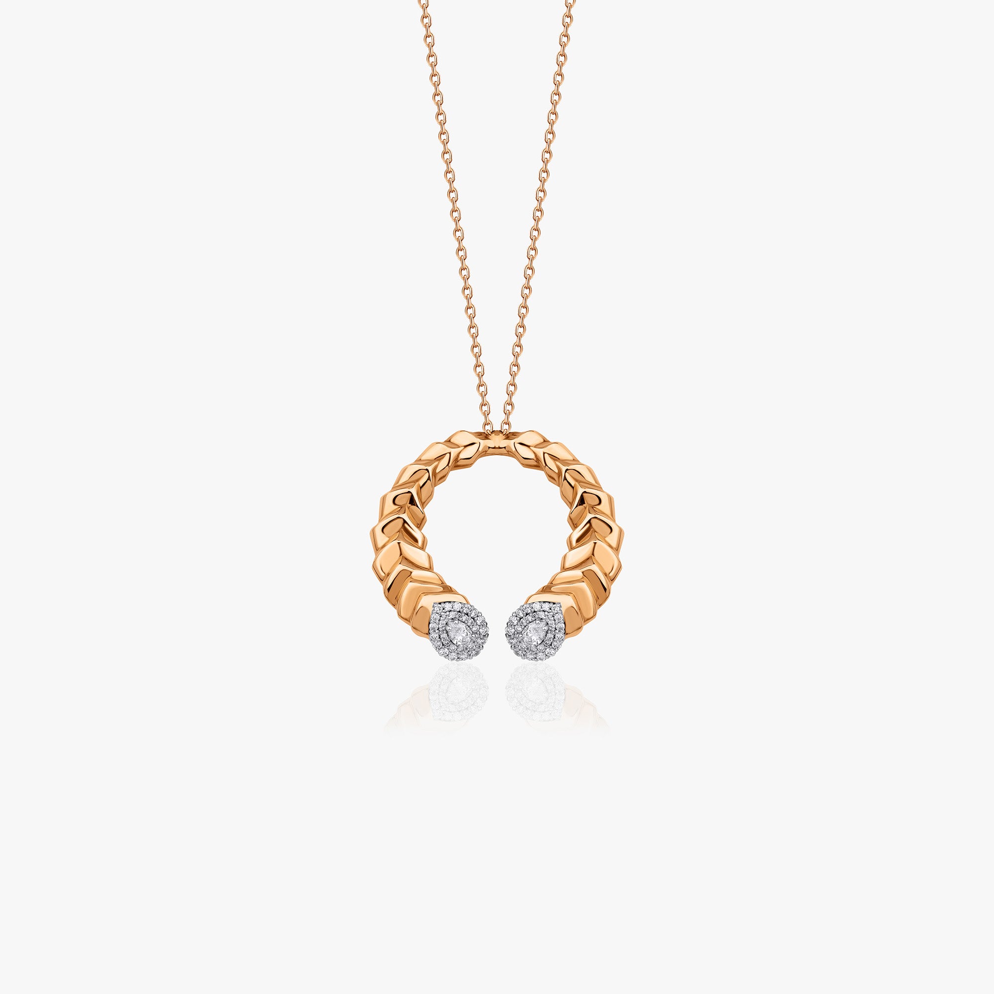 Diamond Eternal Harmony Necklace in 14K Gold