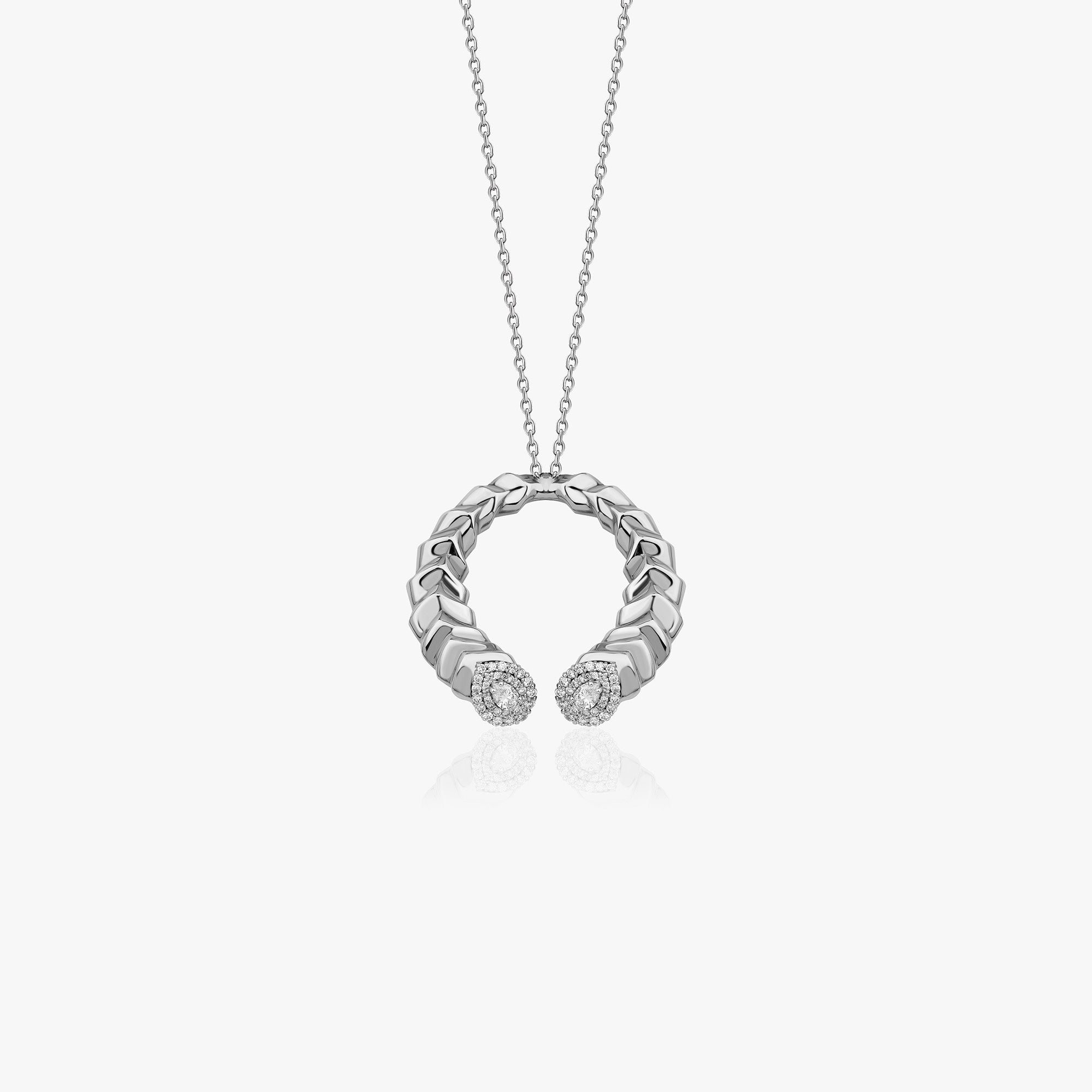 Diamond Eternal Harmony Necklace in 14K Gold