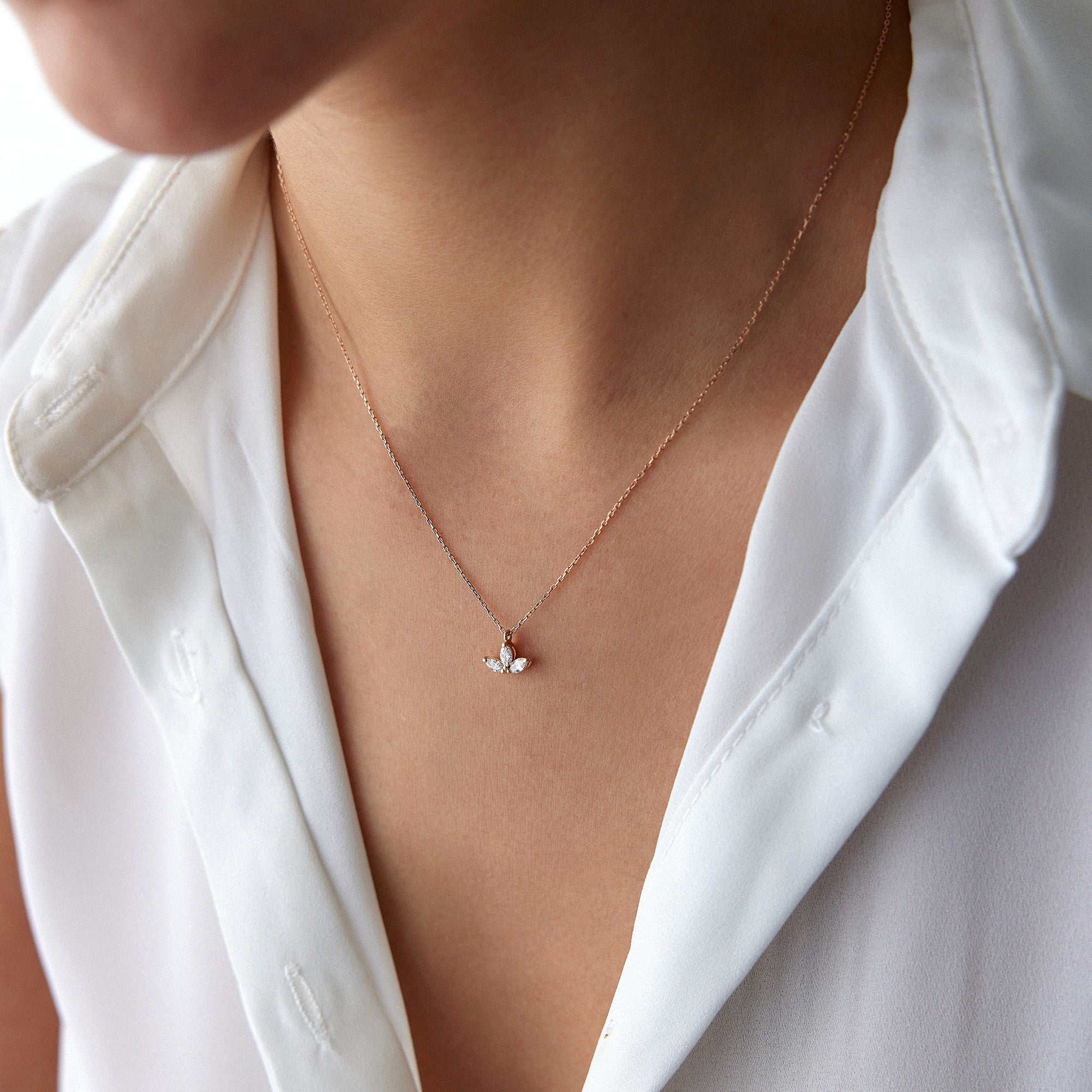 Marquise Diamond Necklace