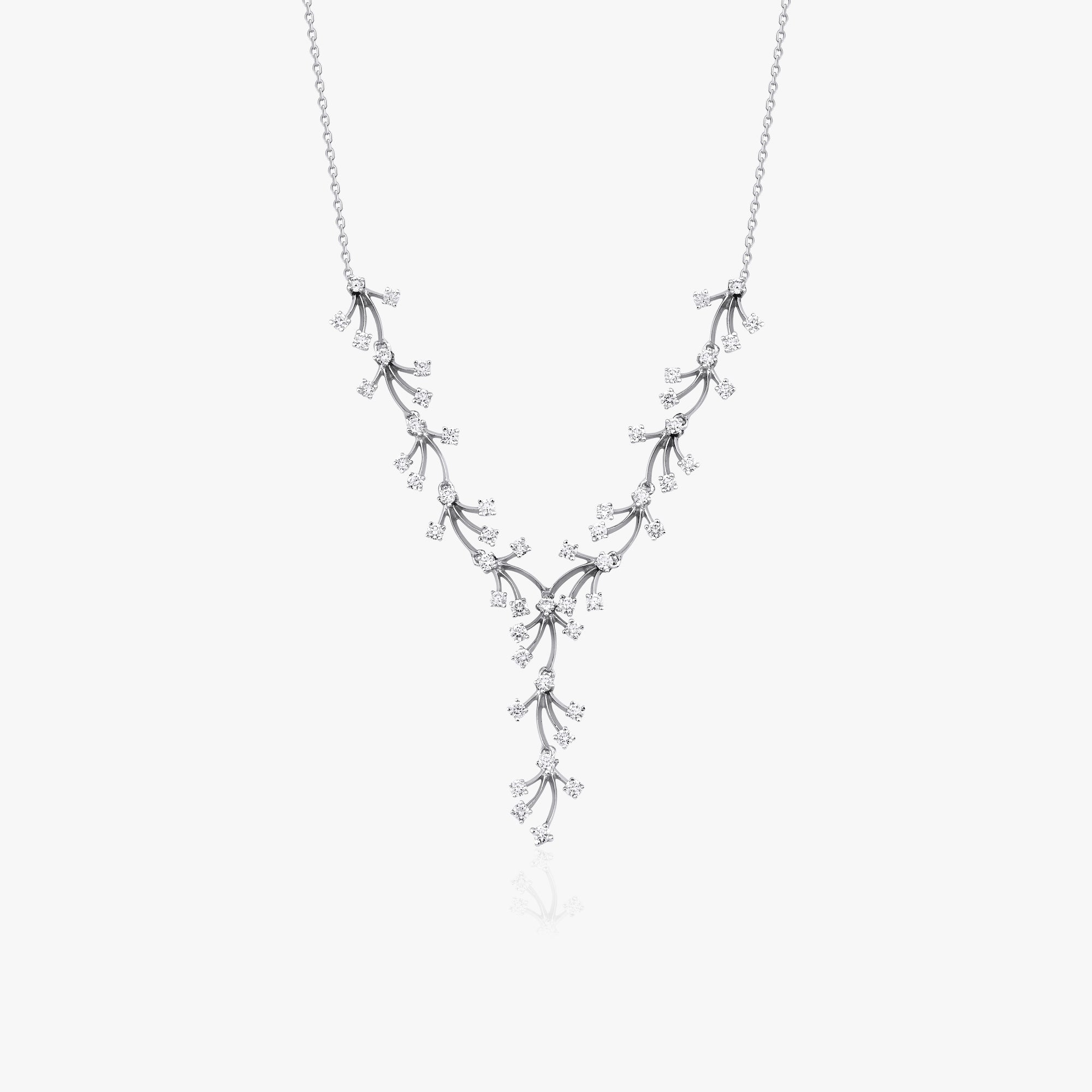 Diamond Eternal Branch Necklace in 14K Gold