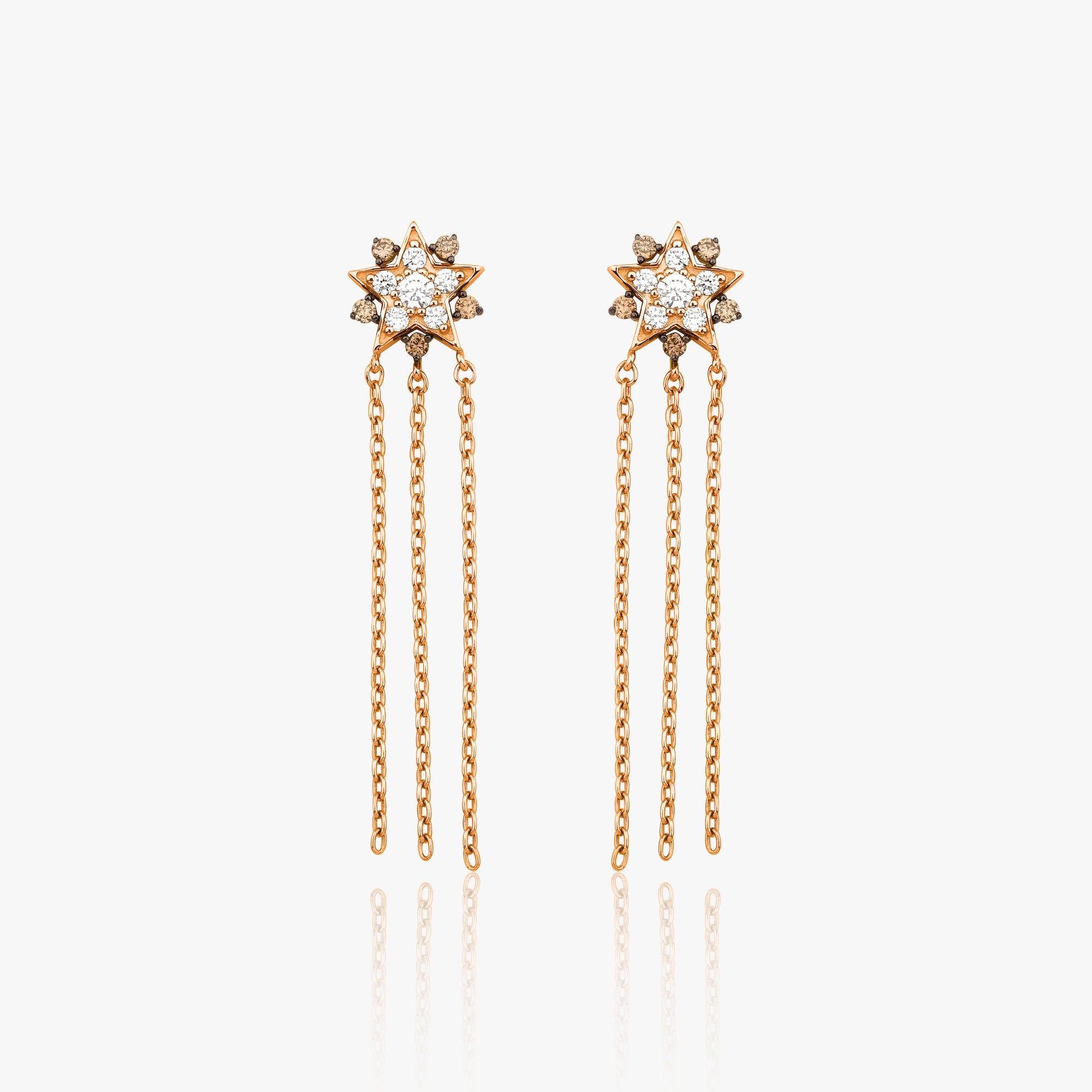 Eternal Star Diamond Stud Available in 14K and 18K Gold