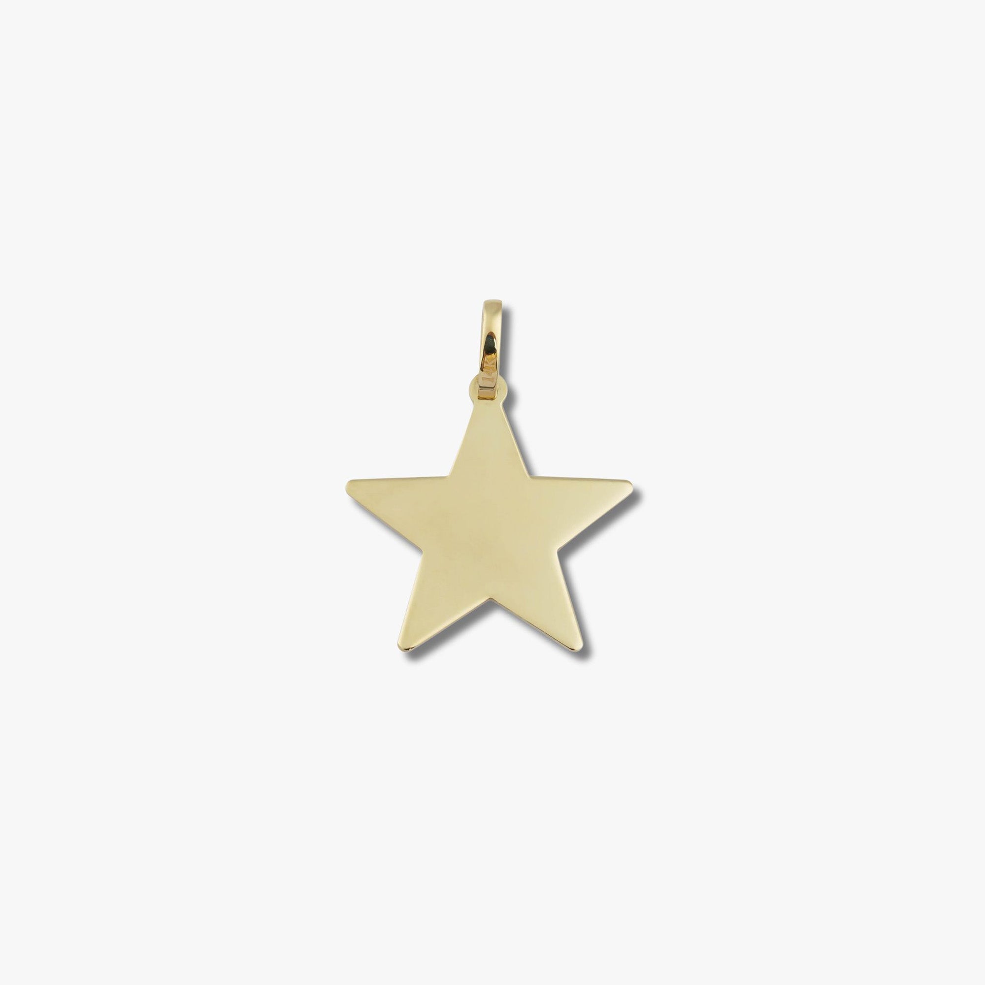 Lucky Star Pendant in 14K Gold