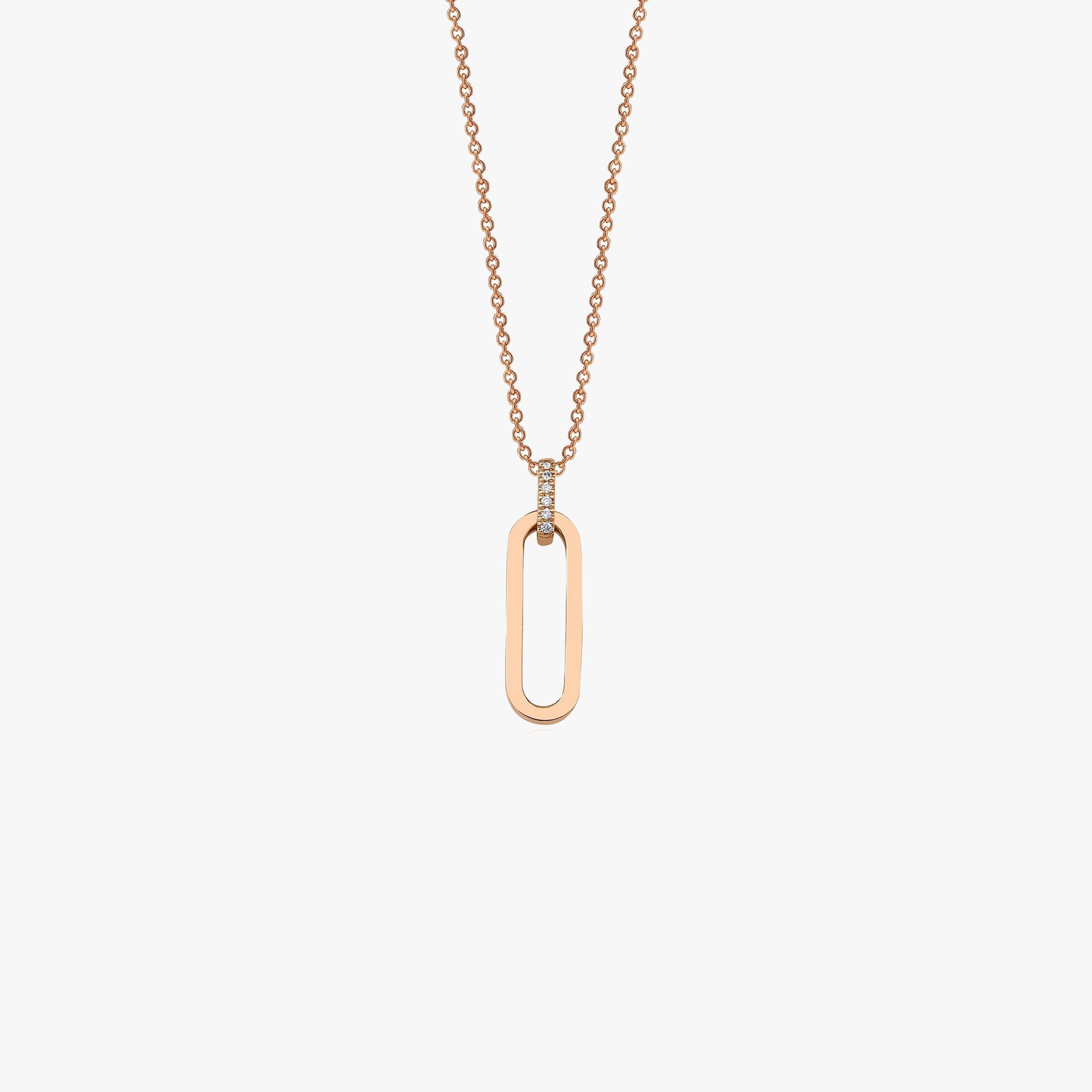 Open Link Necklace Available in 14K and 18K Gold