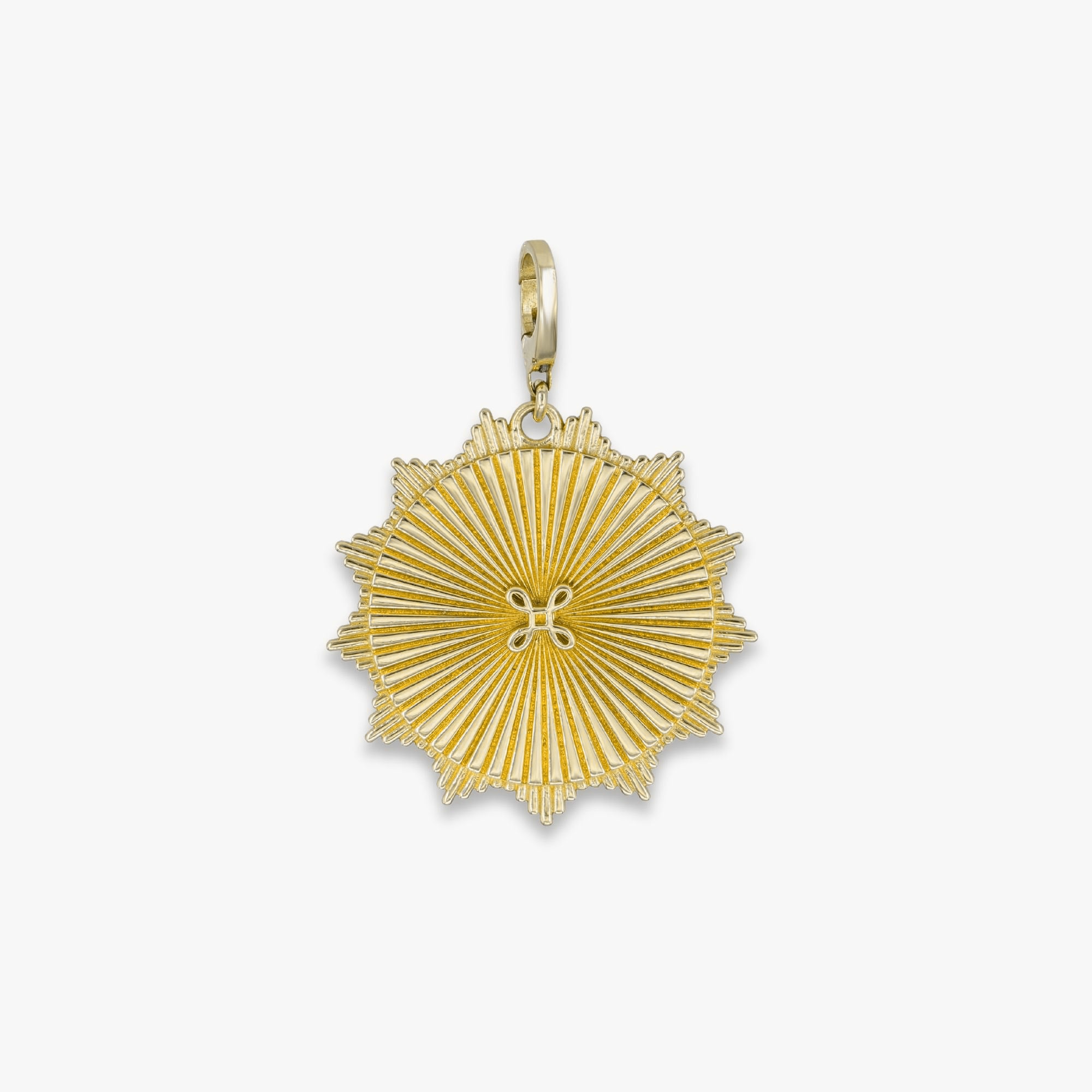 Sunburst Medallion Available in 14K Gold