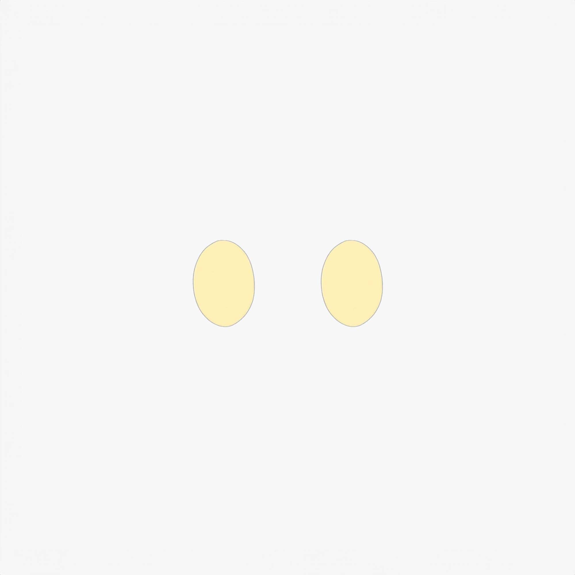 Mini Oval Studs in 14K Gold