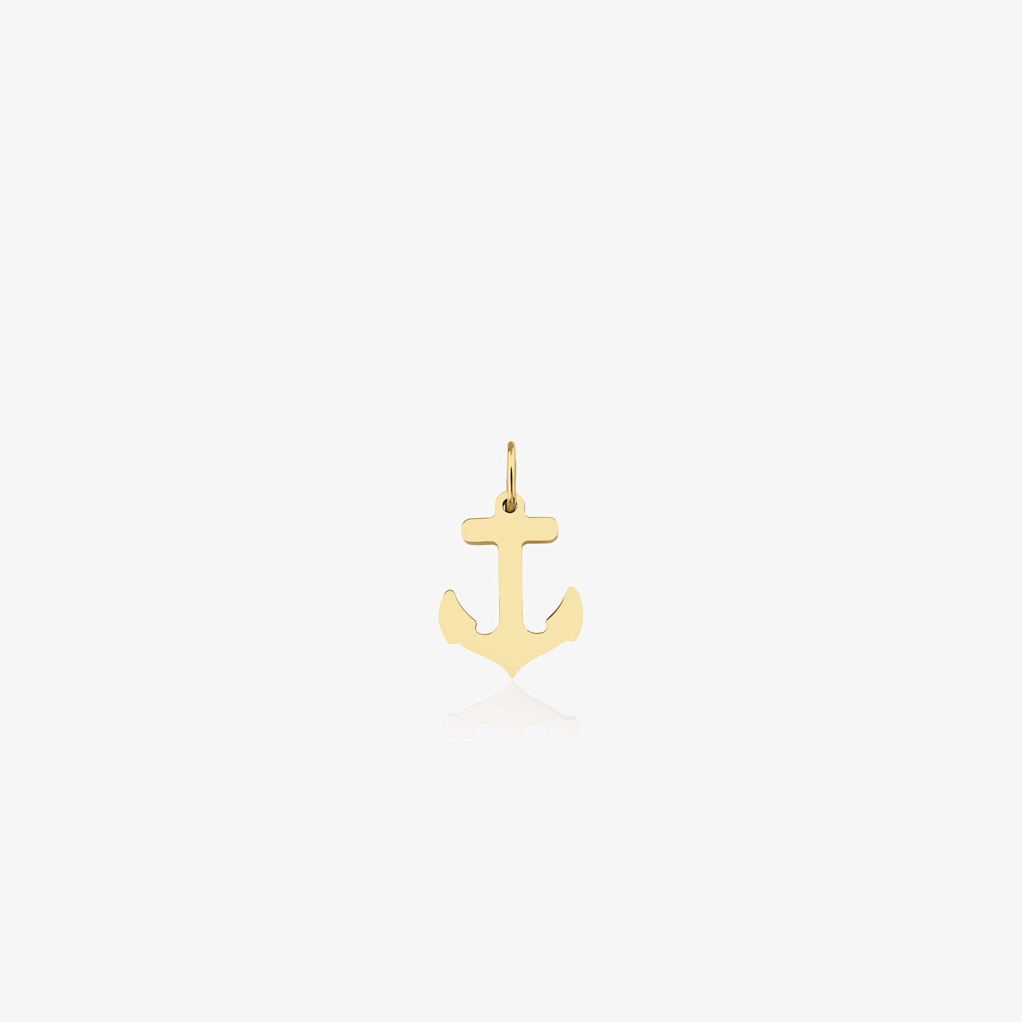 Dainty Anchor Charm in 14K Gold