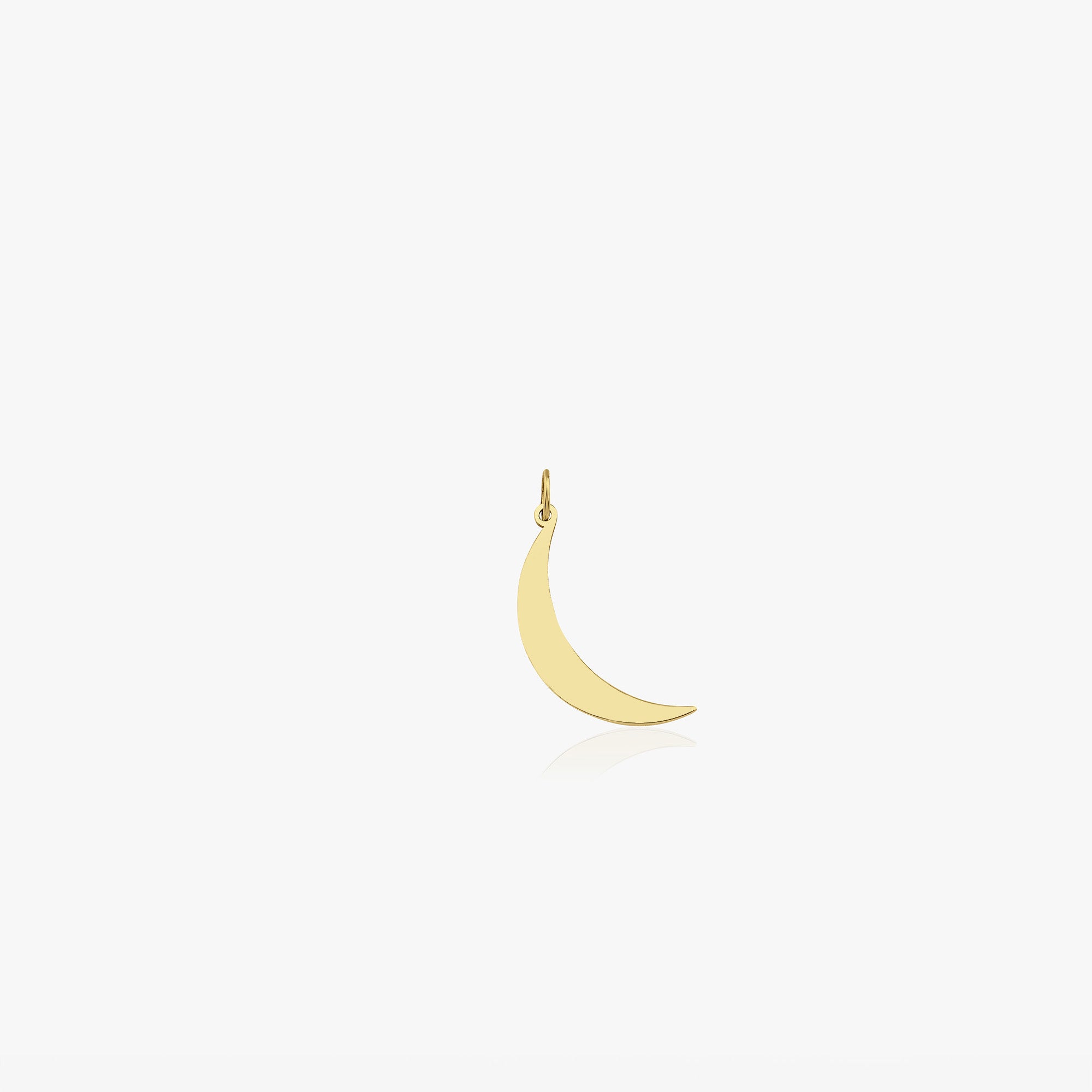 Crescent Charm in 14K Gold