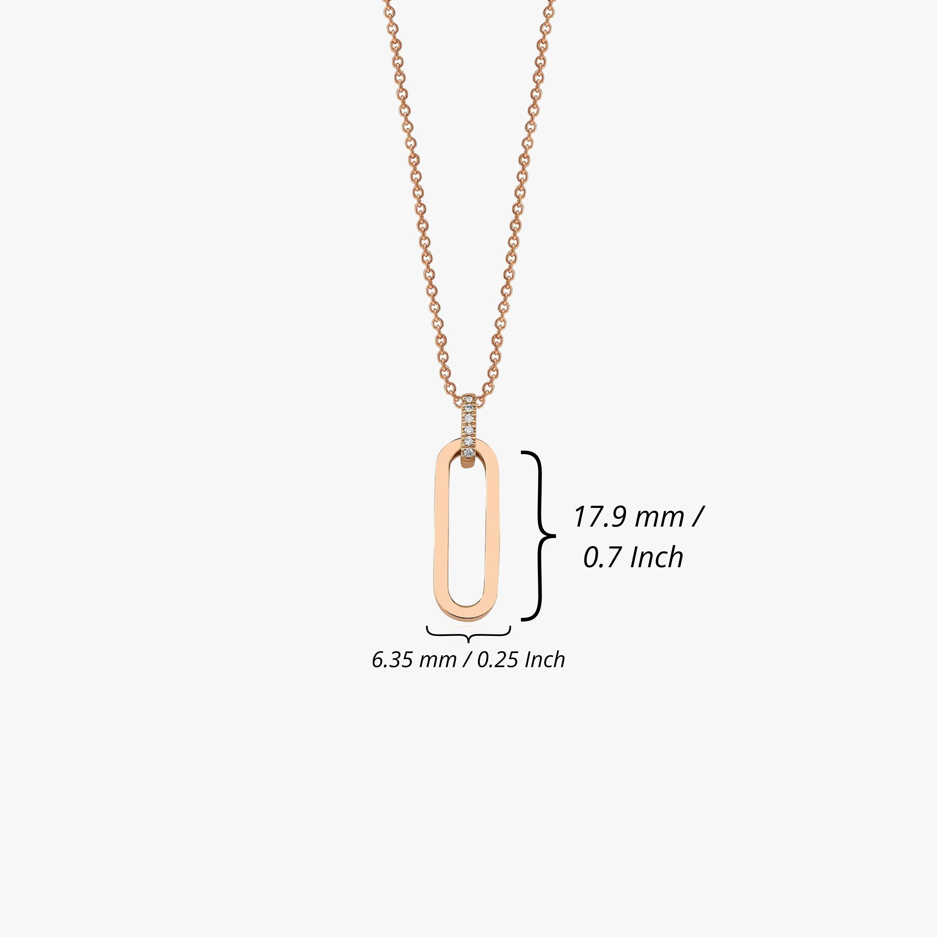 Open Link Necklace Available in 14K and 18K Gold