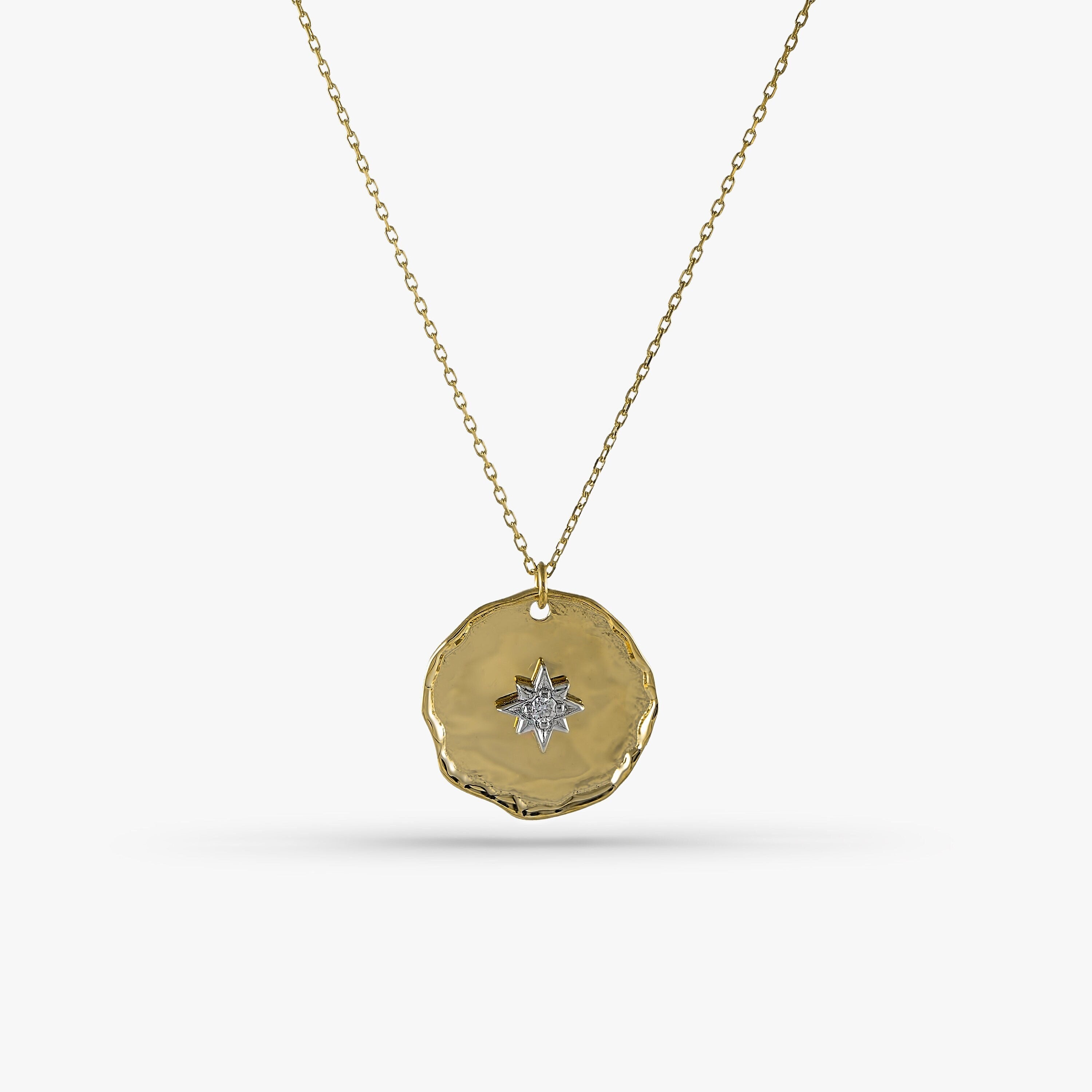 Diamond North Star Pendant Necklace