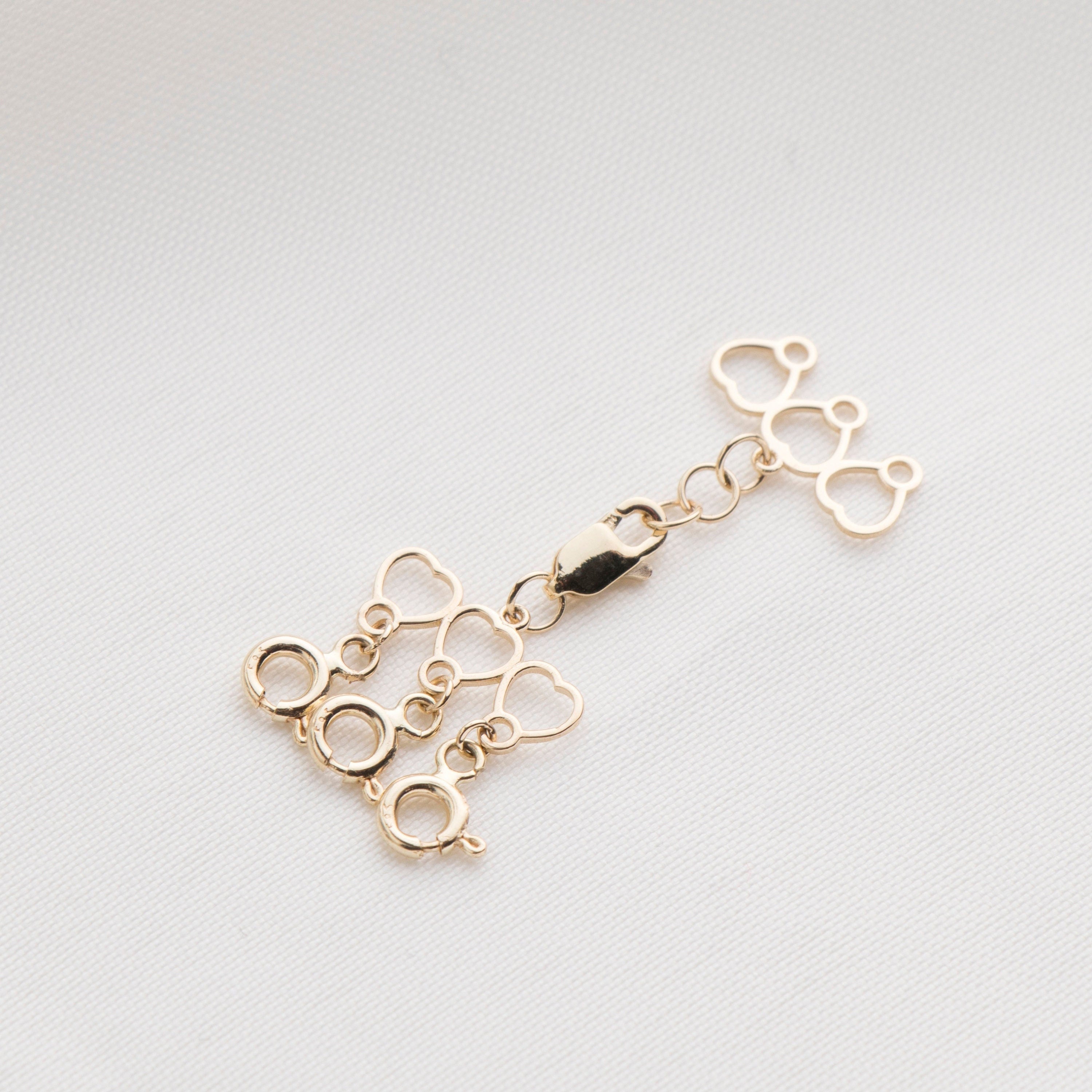 14K Solid Gold Necklace Detangler