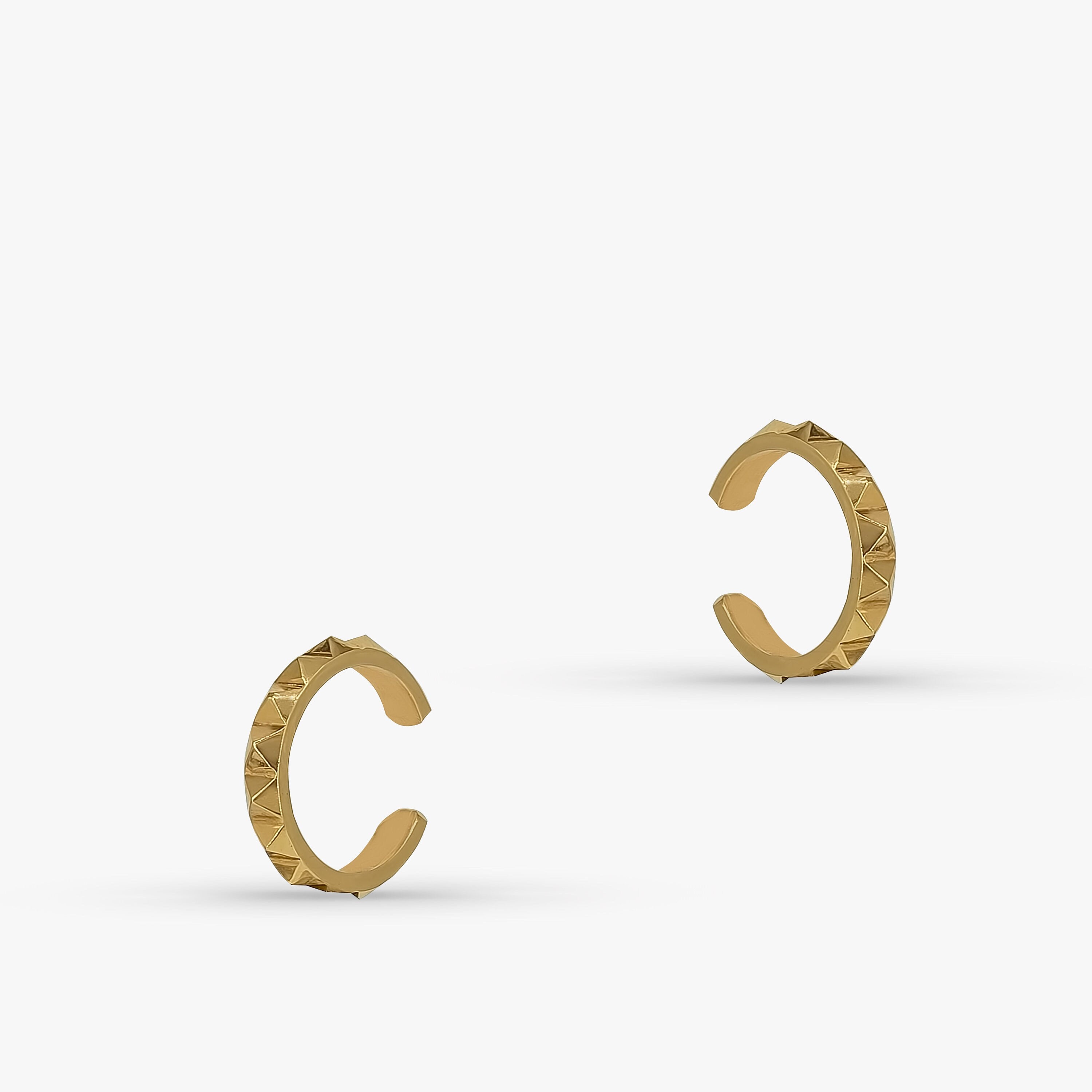 Spike Ear Cuff in 14K Gold