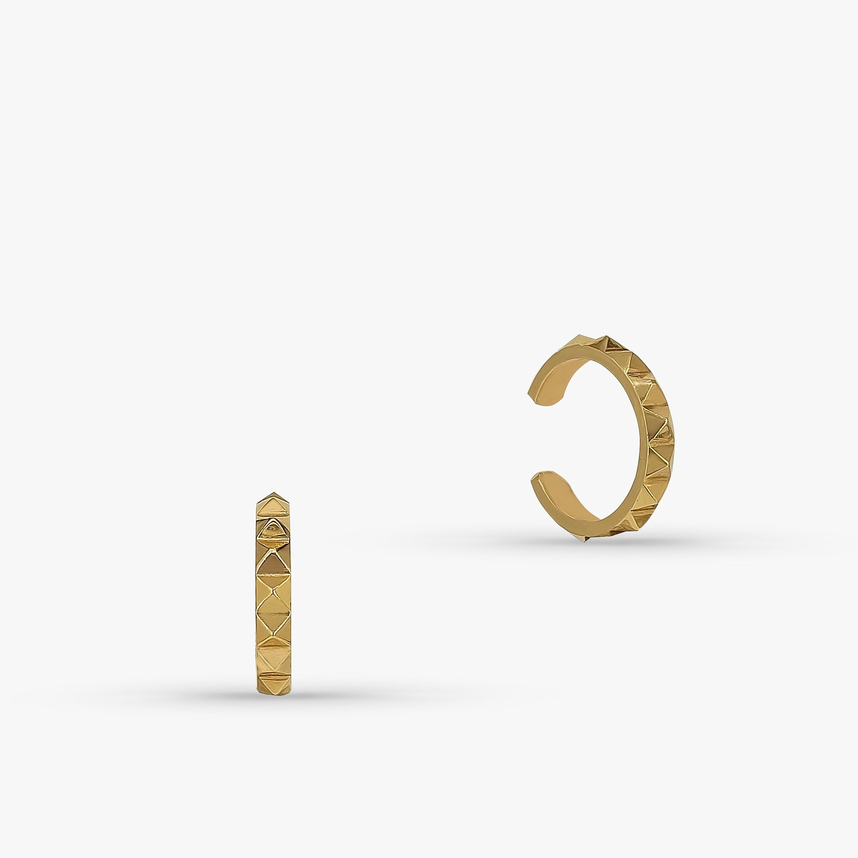 Spike Ear Cuff in 14K Gold