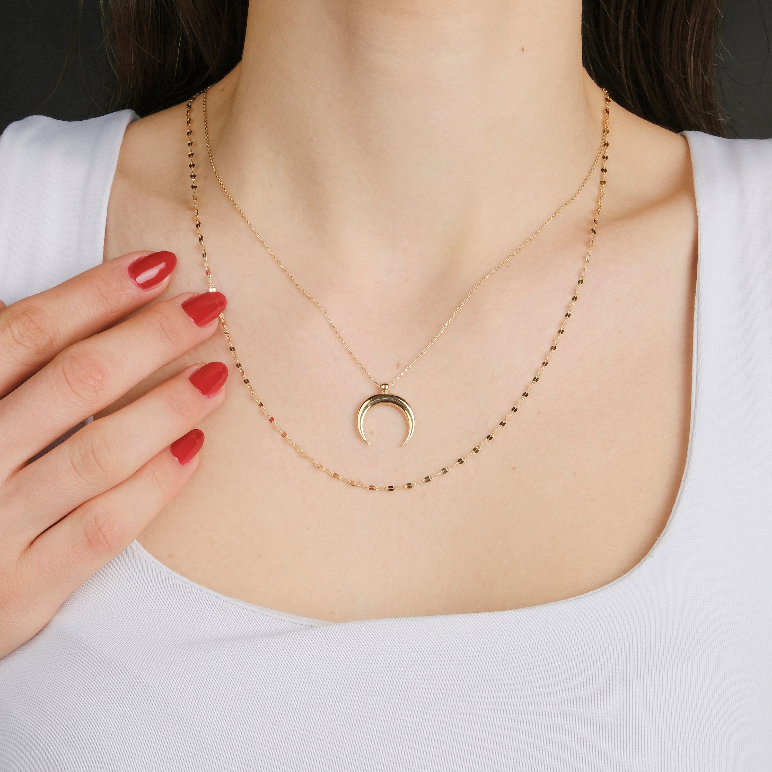 Crescent Moon Necklace