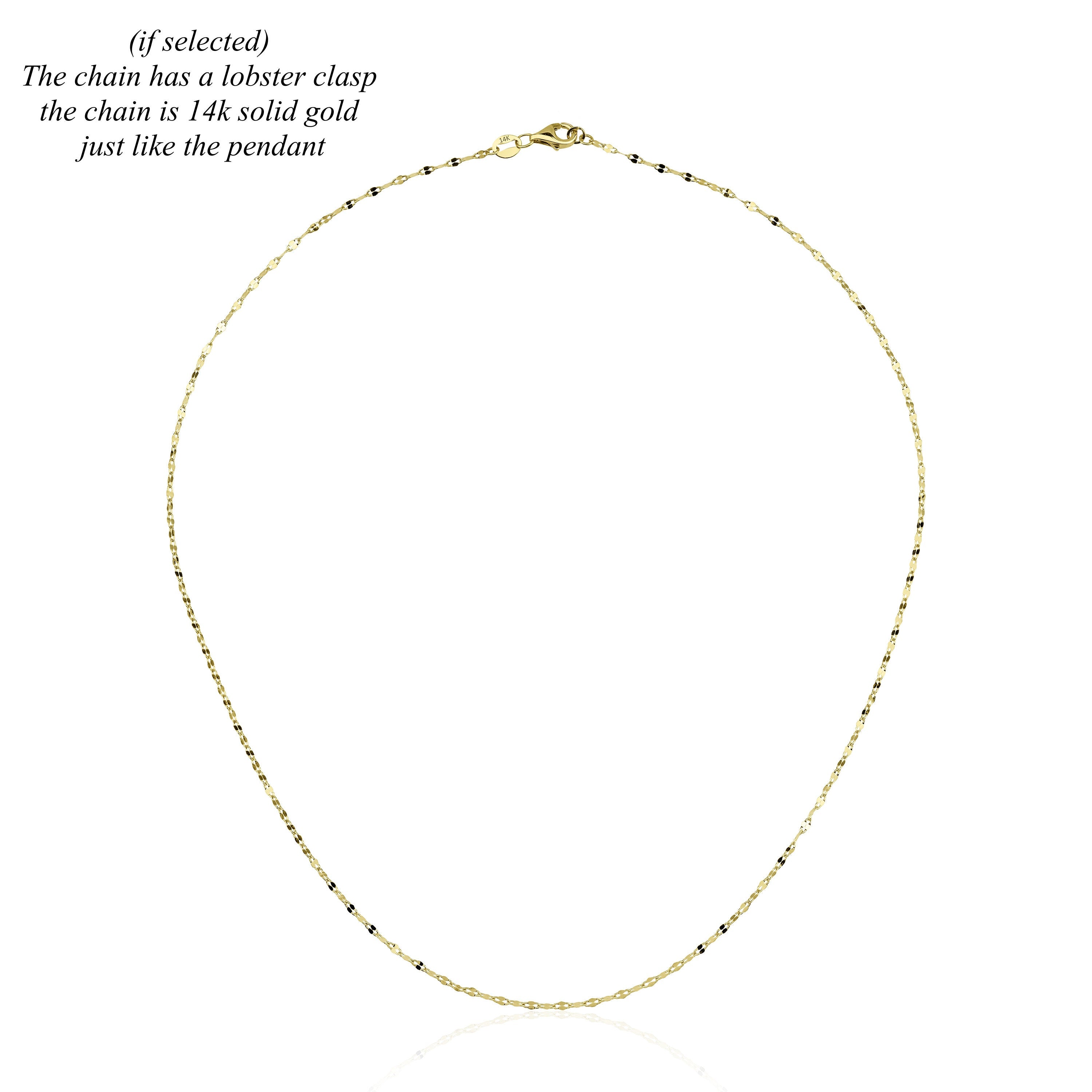 Diamond Butterfly Charm Necklace