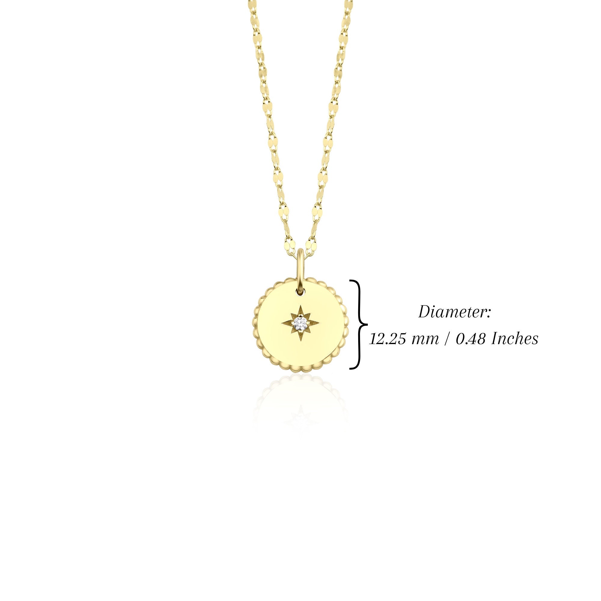 Diamond North Star Pendant Necklace